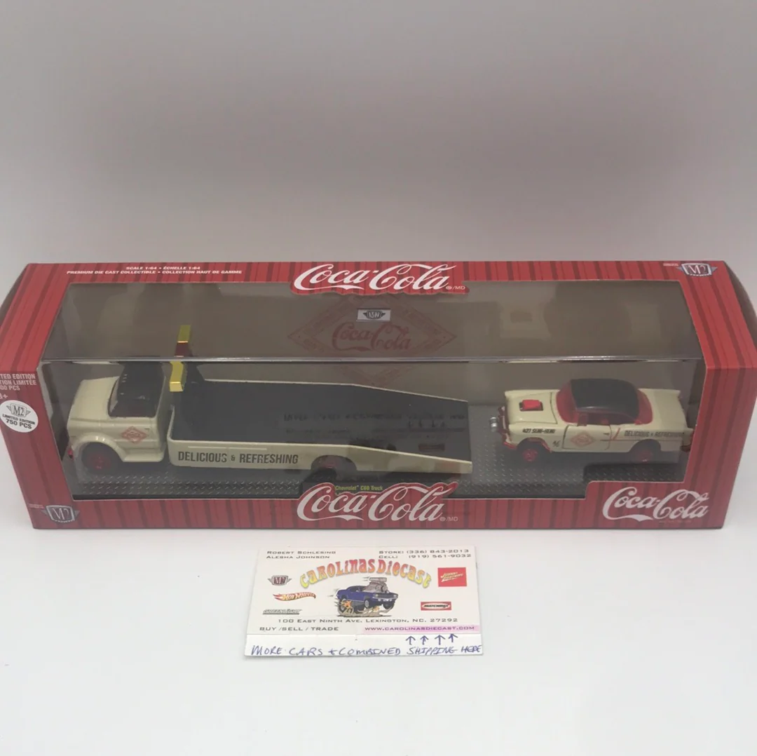 M2 Machines Coke haulers 1968 Chevrolet C60 Truck & 1955 Chevrolet Bel Air Gasser CHASE TW20