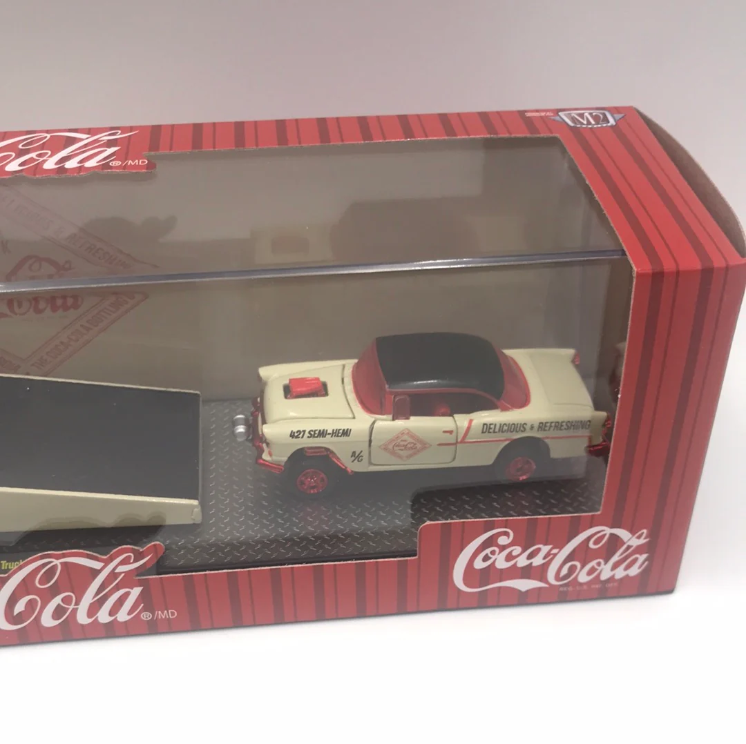 M2 Machines Coke haulers 1968 Chevrolet C60 Truck & 1955 Chevrolet Bel Air Gasser CHASE TW20 - Image 3