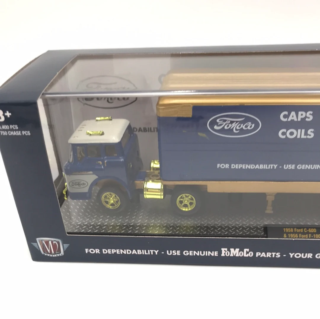 M2 Machines FoMoCo Hauler Chase 1958 Ford C-600 & 1956 Ford F-100 Truck R57 - Image 2