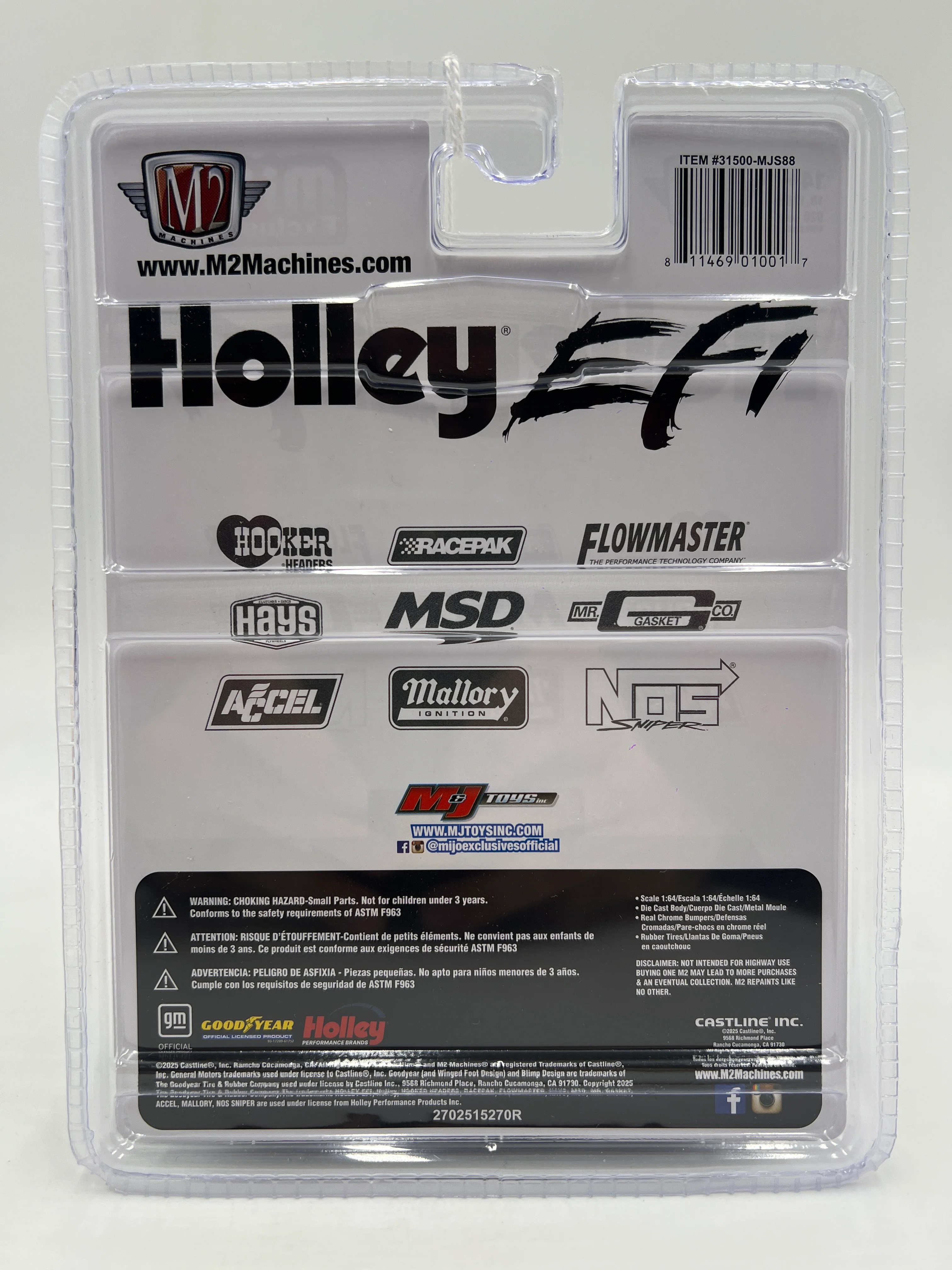 M2 Machines MJS88 MiJo Exclusives CHASE 1978 Chevrolet Silverado Holley EFI White - Image 6