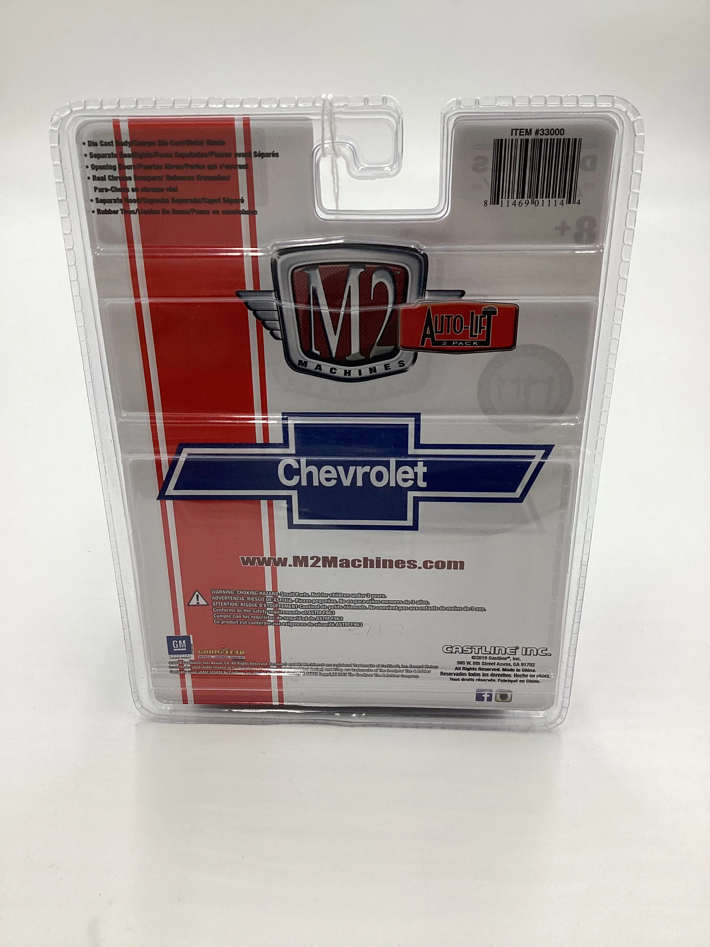M2 Machines Auto-lift 2 Pack 1969 Chevrolet Camaro SS 350 R17 205H - Image 8
