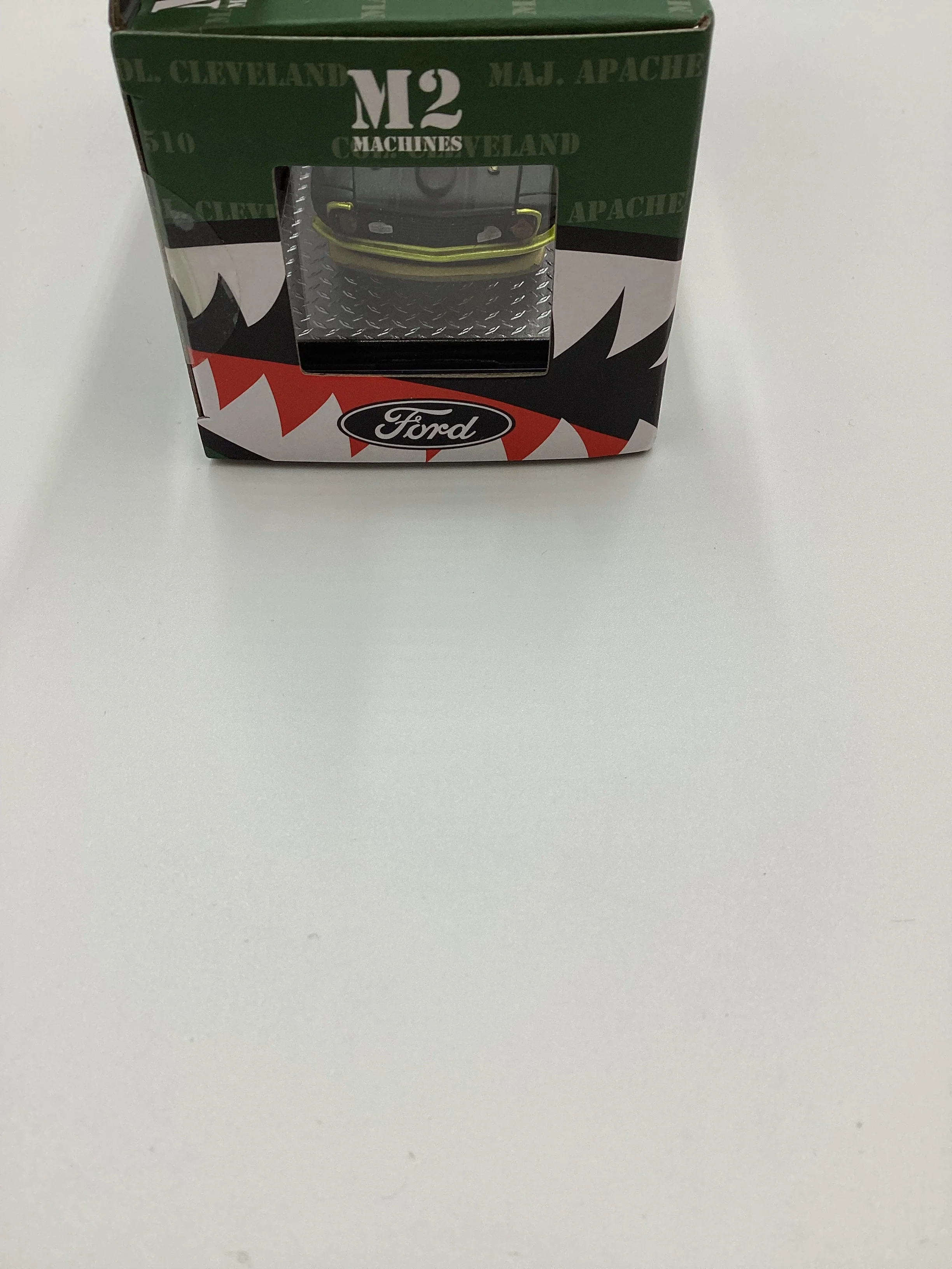 M2 Machines S46 Col. Cleveland 1970 Ford Mustang Mach 1 351 Green Chase with protector - Image 7
