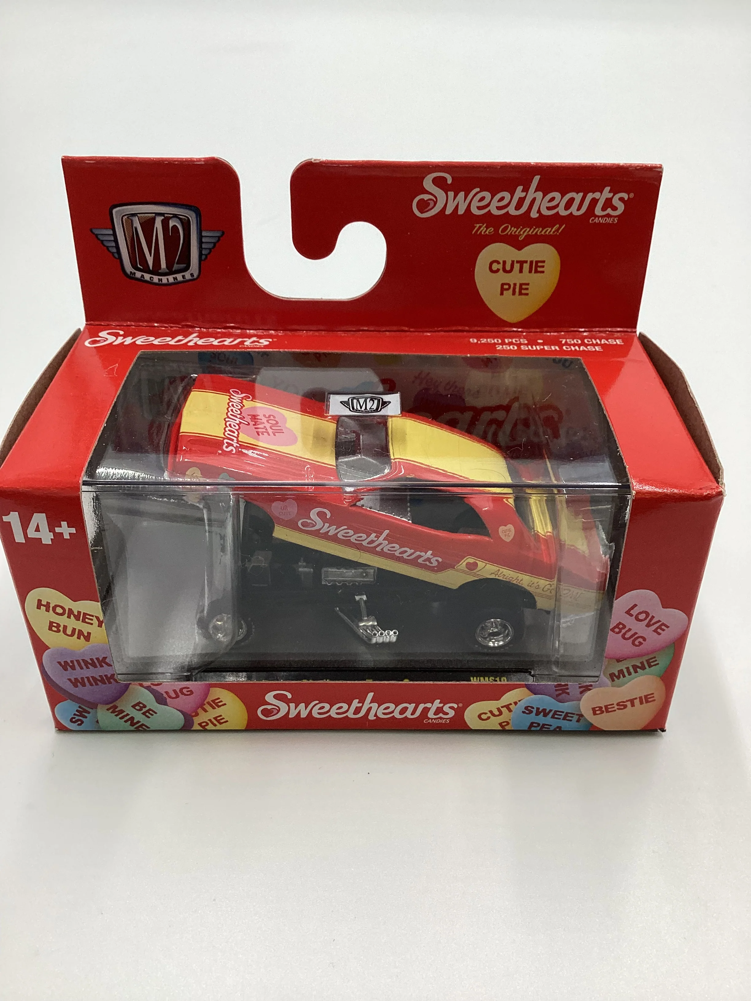 M2 MACHINES Sweethearts 1971 Dodge Challenger funny car Red WMS19 - Image 2