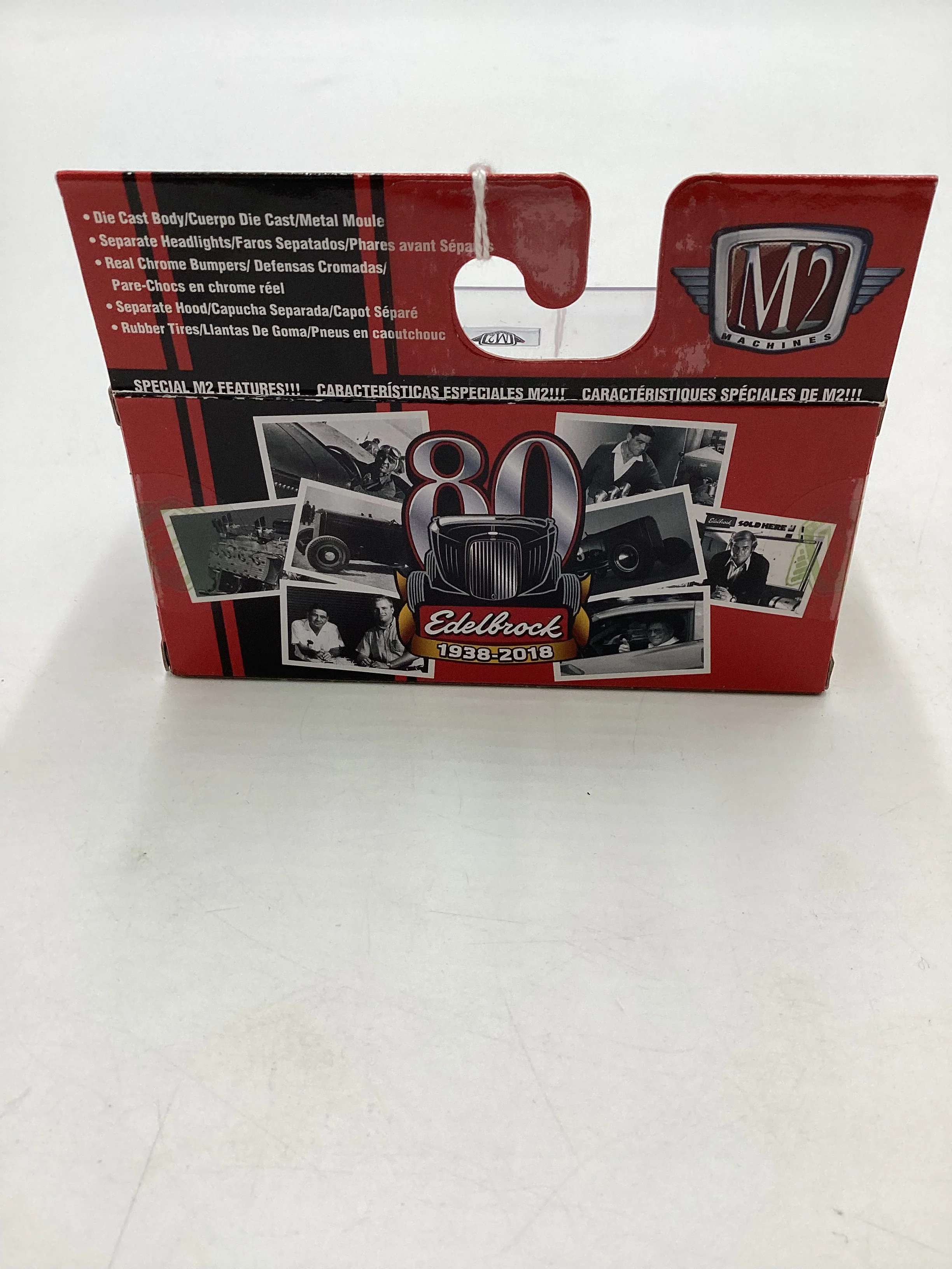 M2 Machines Walmart Exclusive Edelbrock 1963 Ford Econoline Delivery Van Red WMTS12 - Image 7