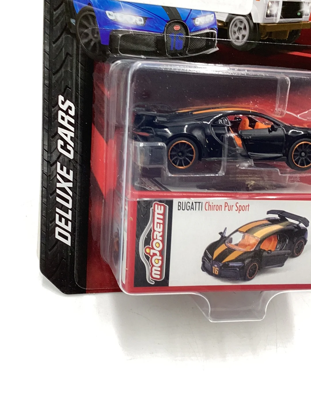 Majorette Bugatti Chiron Pur Sport Black Deluxe Cars 115G - Image 3