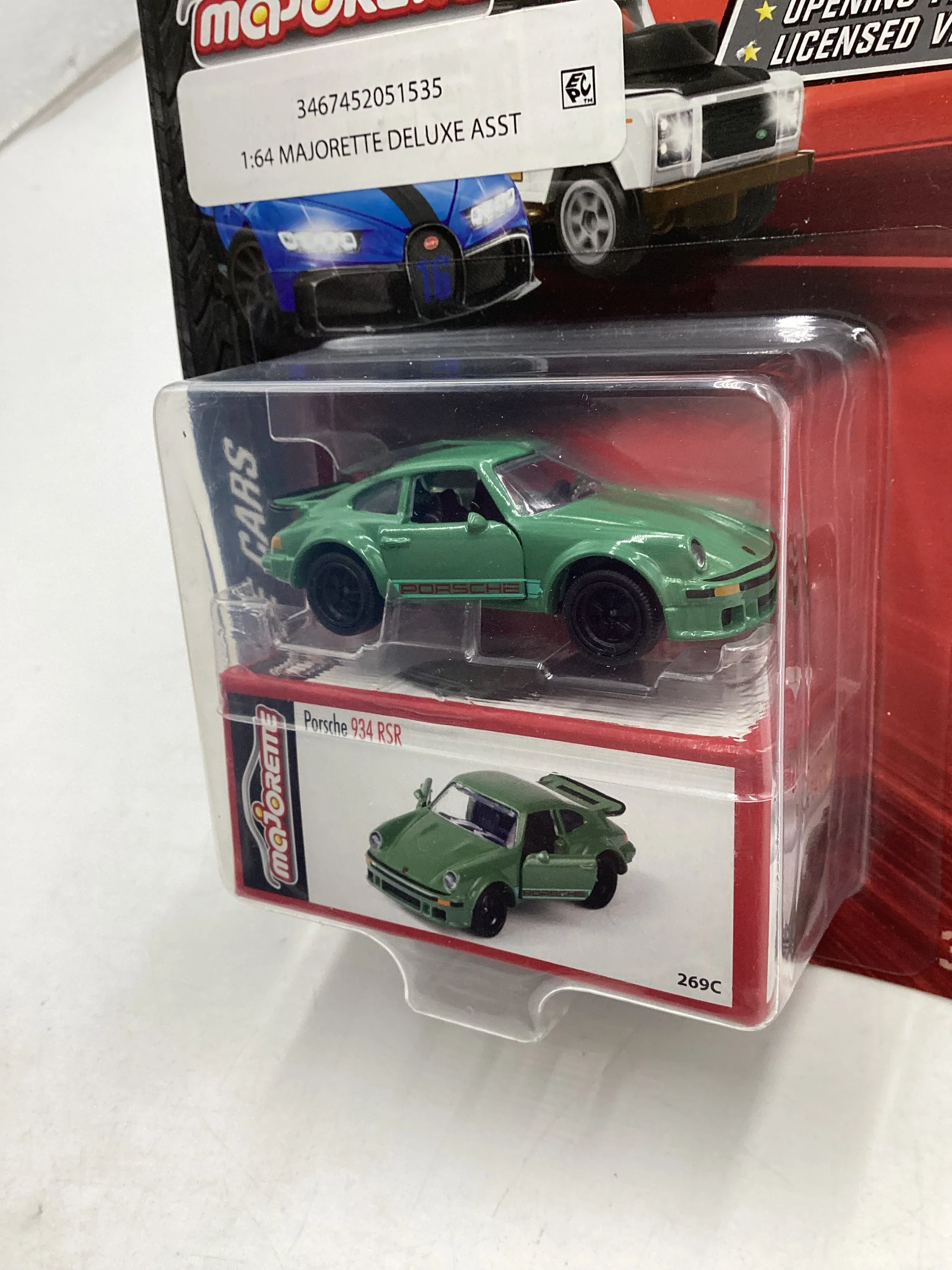 Majorette Deluxe Cars Porsche 934 RSR Green 110H - Image 4