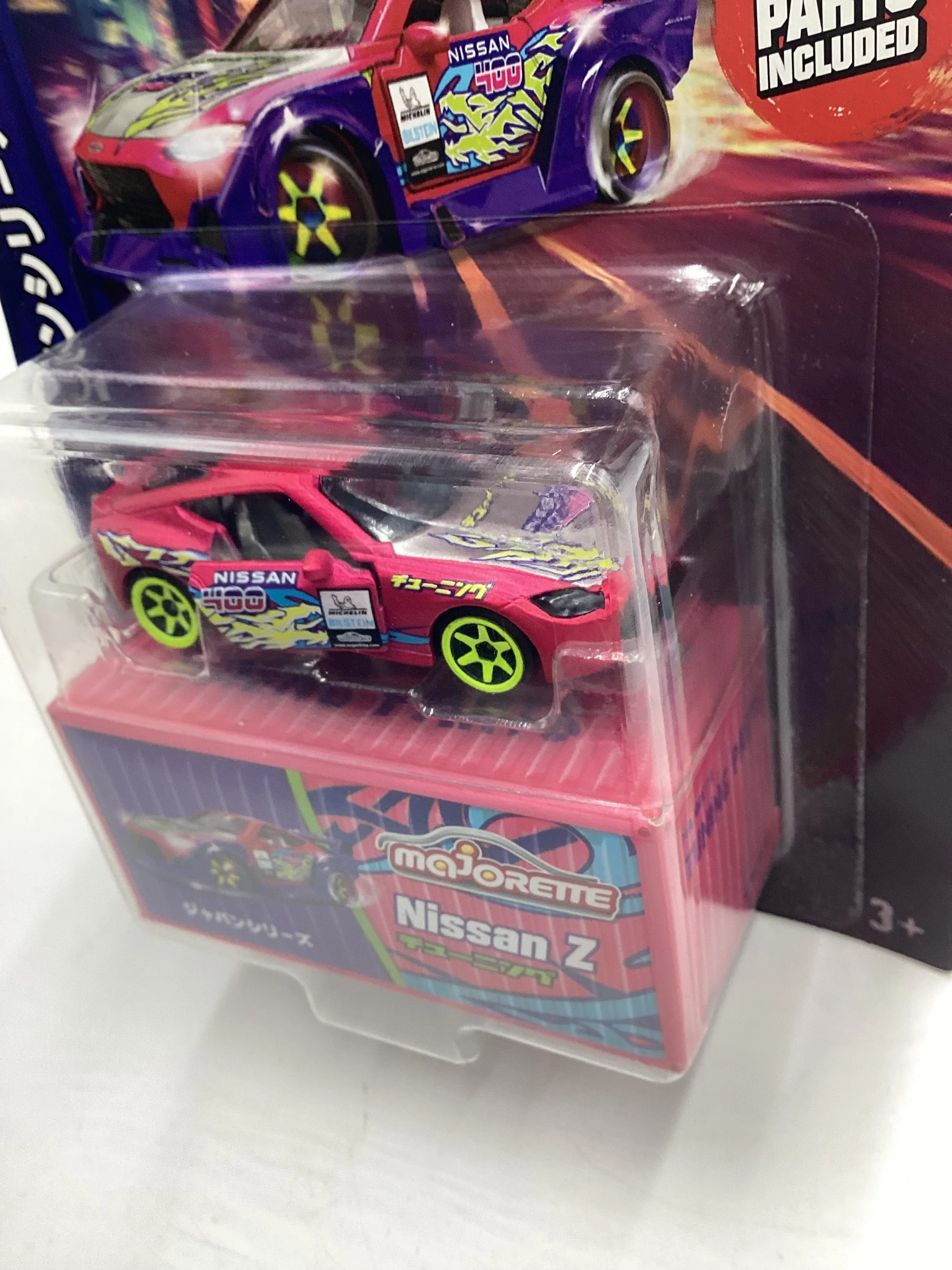 2024 Majorette Japan Series Nissan Z Pink 110D - Image 4