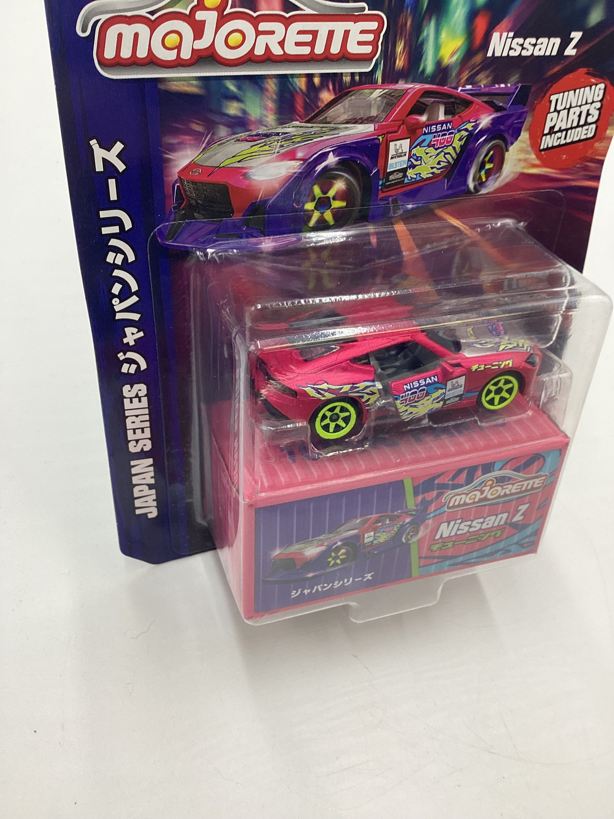 2024 Majorette Japan Series Nissan Z Pink 110D - Image 5