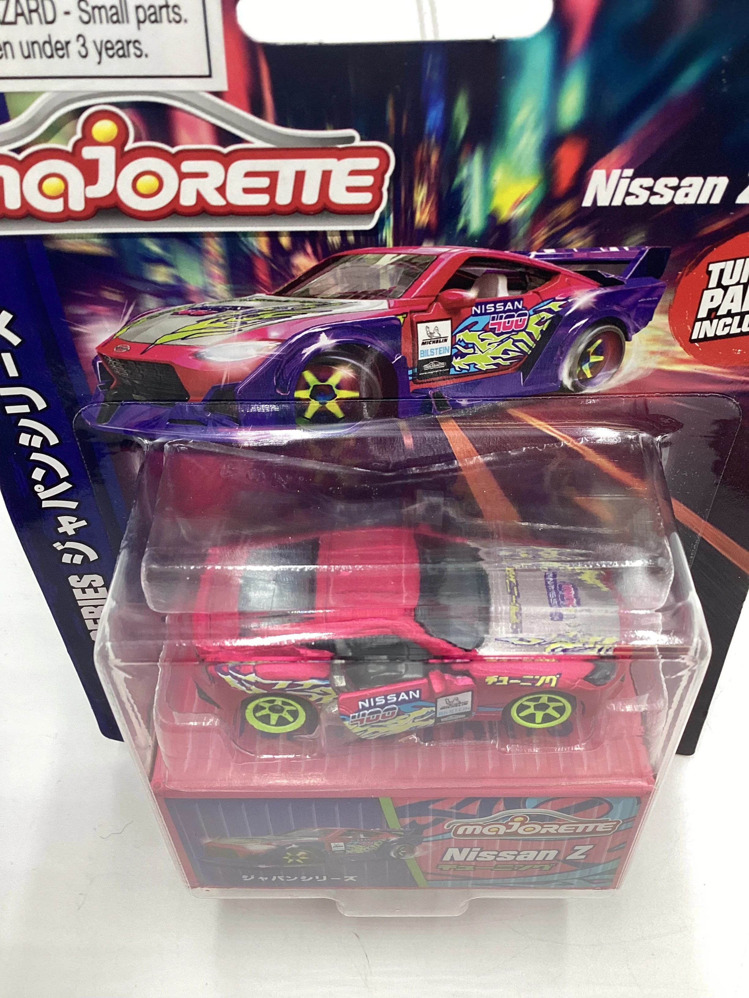 2024 Majorette Japan Series Nissan Z Pink 110D - Image 6
