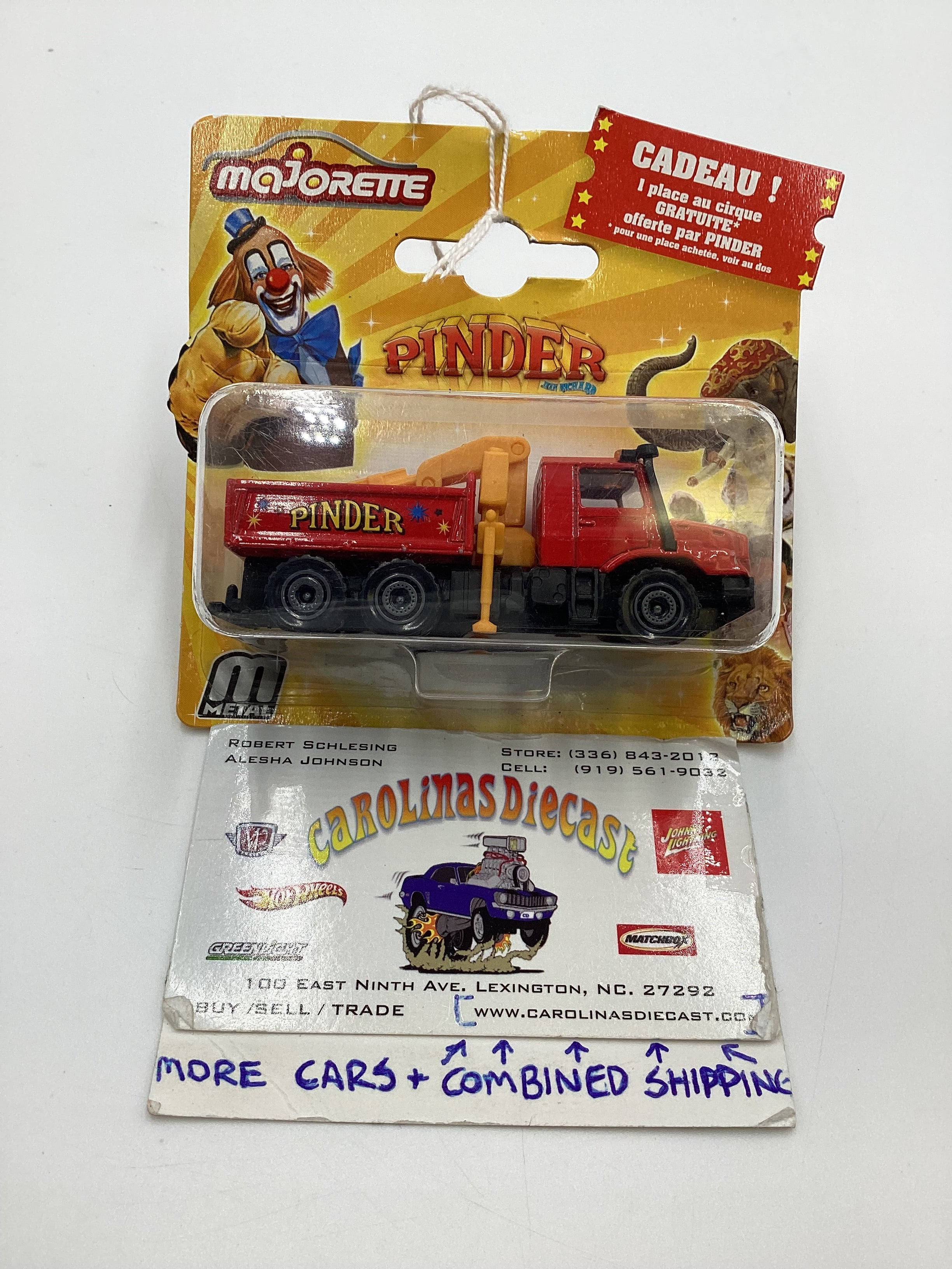 Majorette Pinder Mercedes Benz Zetros Red SR