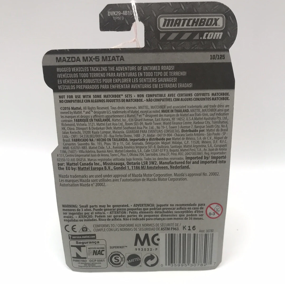 matchbox #10 Mazda MX-5 Miata silver vhtf - Image 5