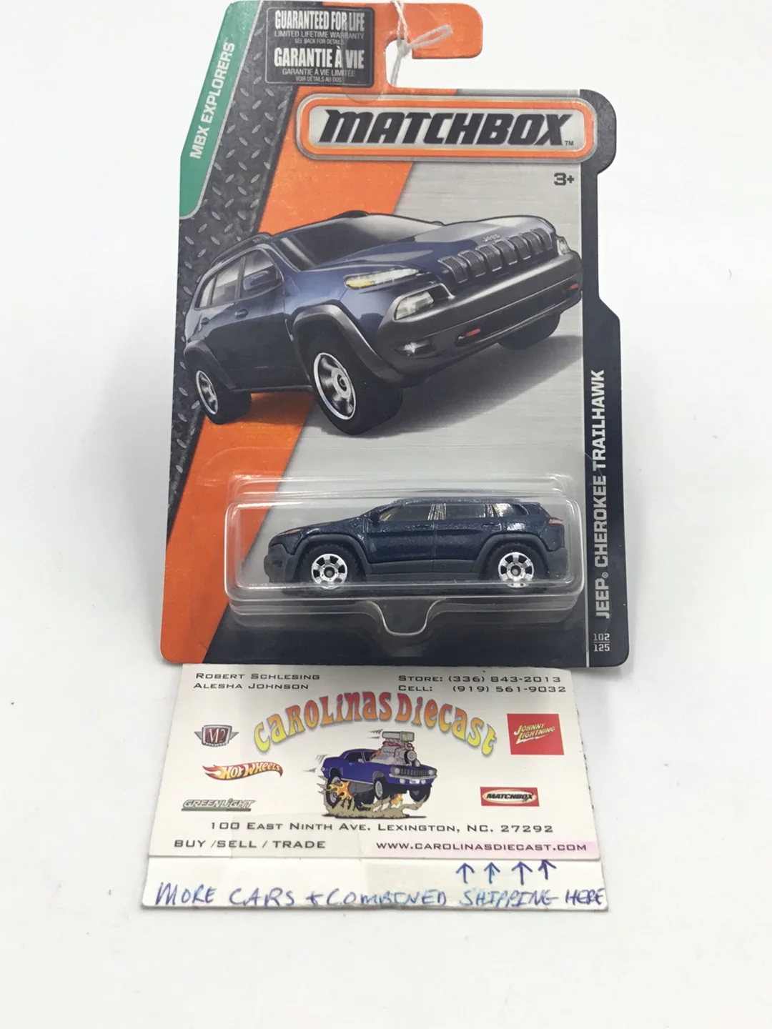 Matchbox #102 Jeep Cherokee Trailhawk 46I