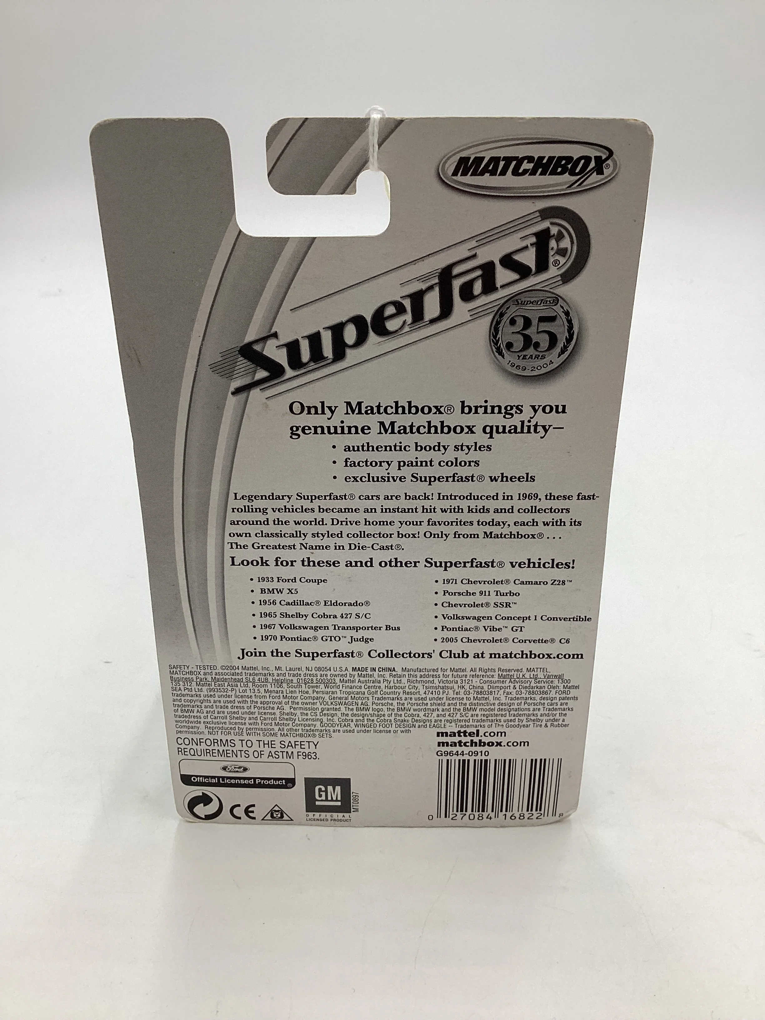 Matchbox 2004 Superfast #13 1933 Ford Coupe 172H - Image 8