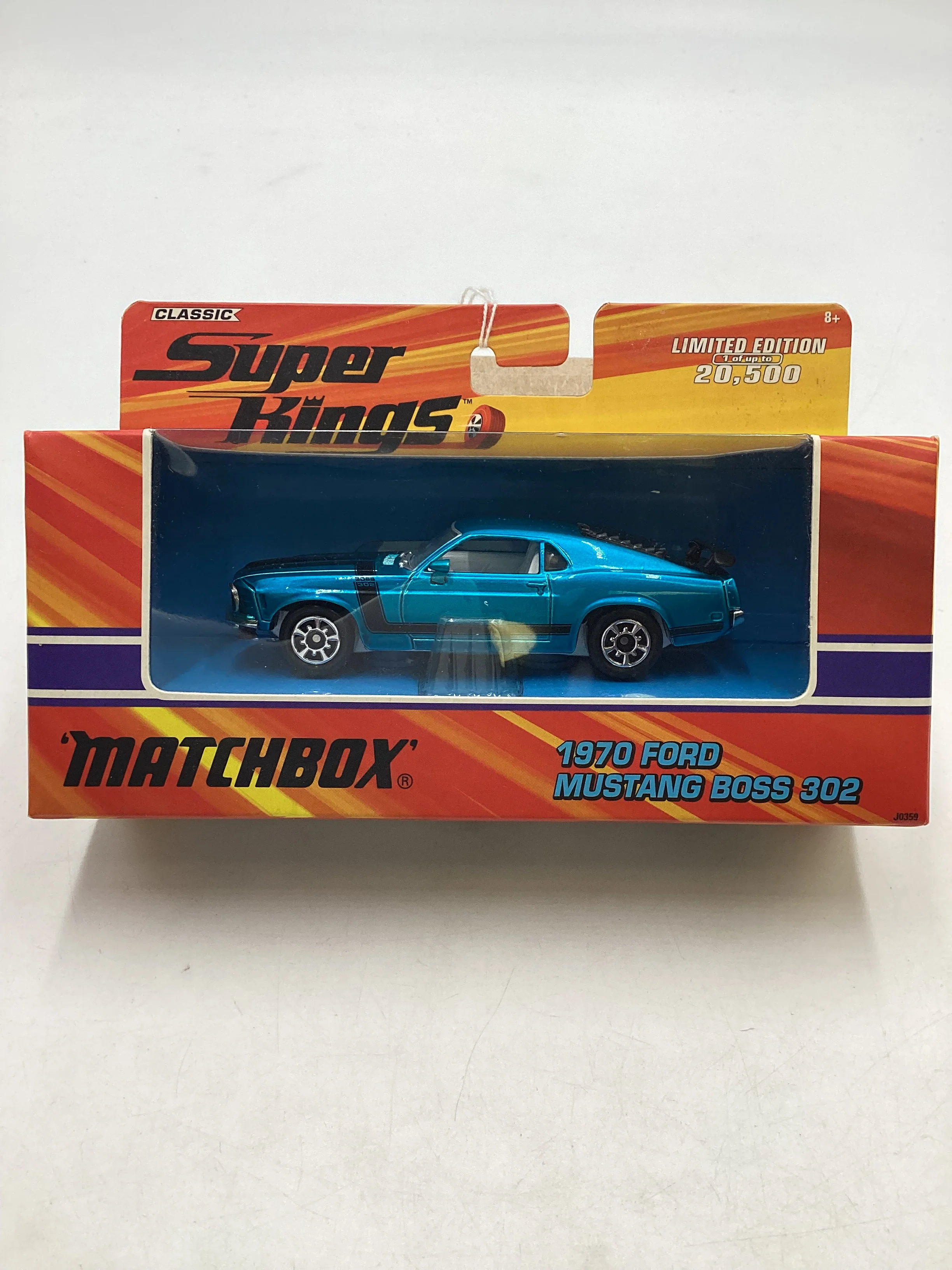 Matchbox 2005 Classic Super Kings K-205 1970 Ford Mustang Boss 302 Blue - Image 2