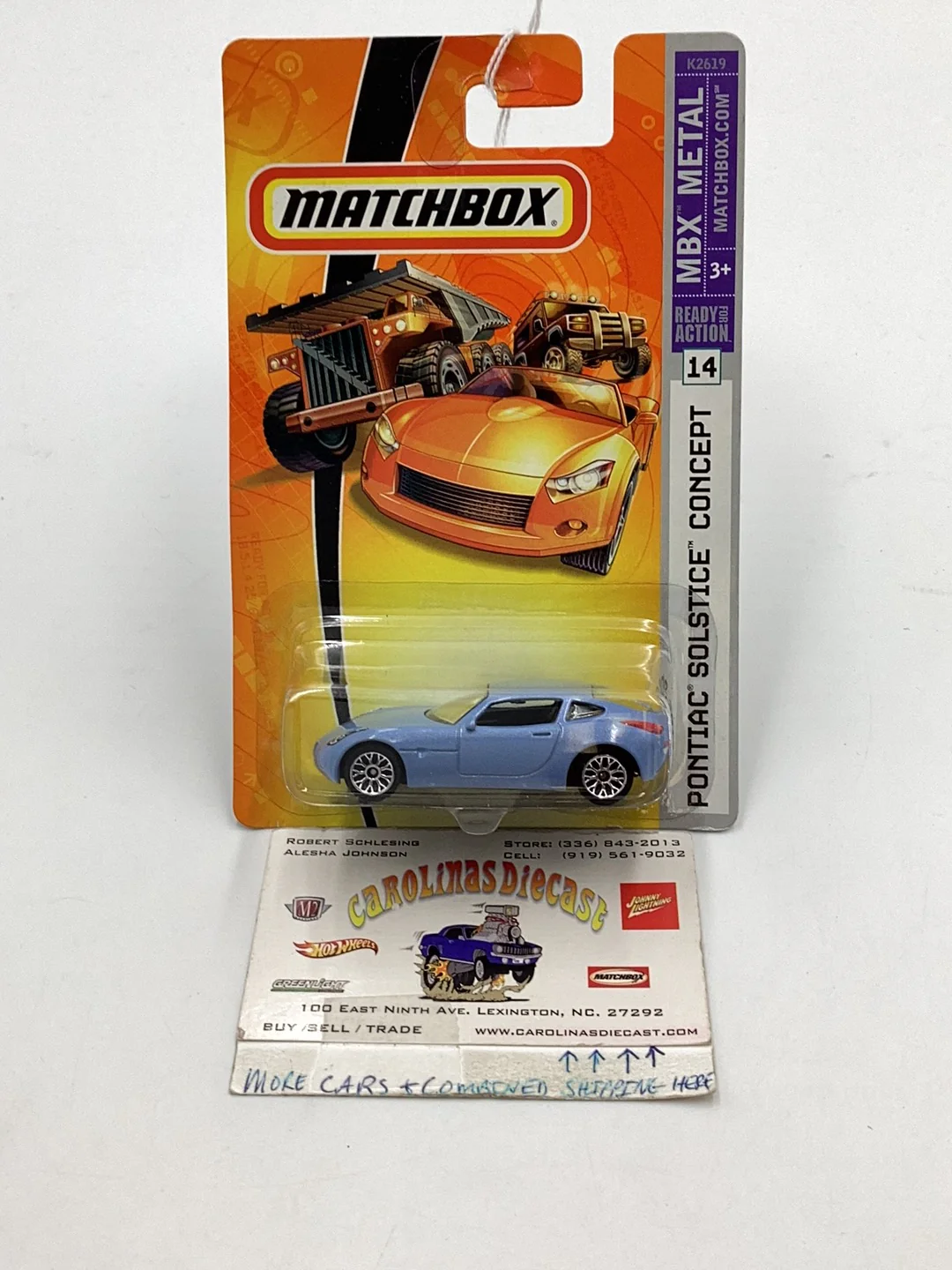 Matchbox 2006 #14 Pontiac Solstice Concept 49D
