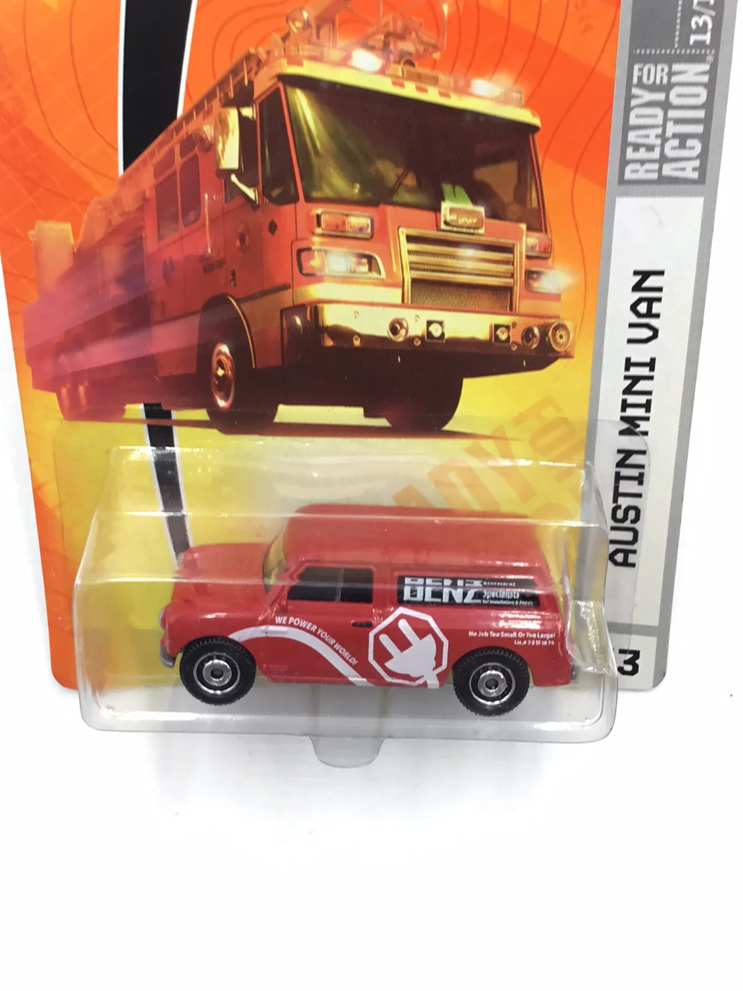 Matchbox 2008 #53 Austin mini van WW4 - Image 5