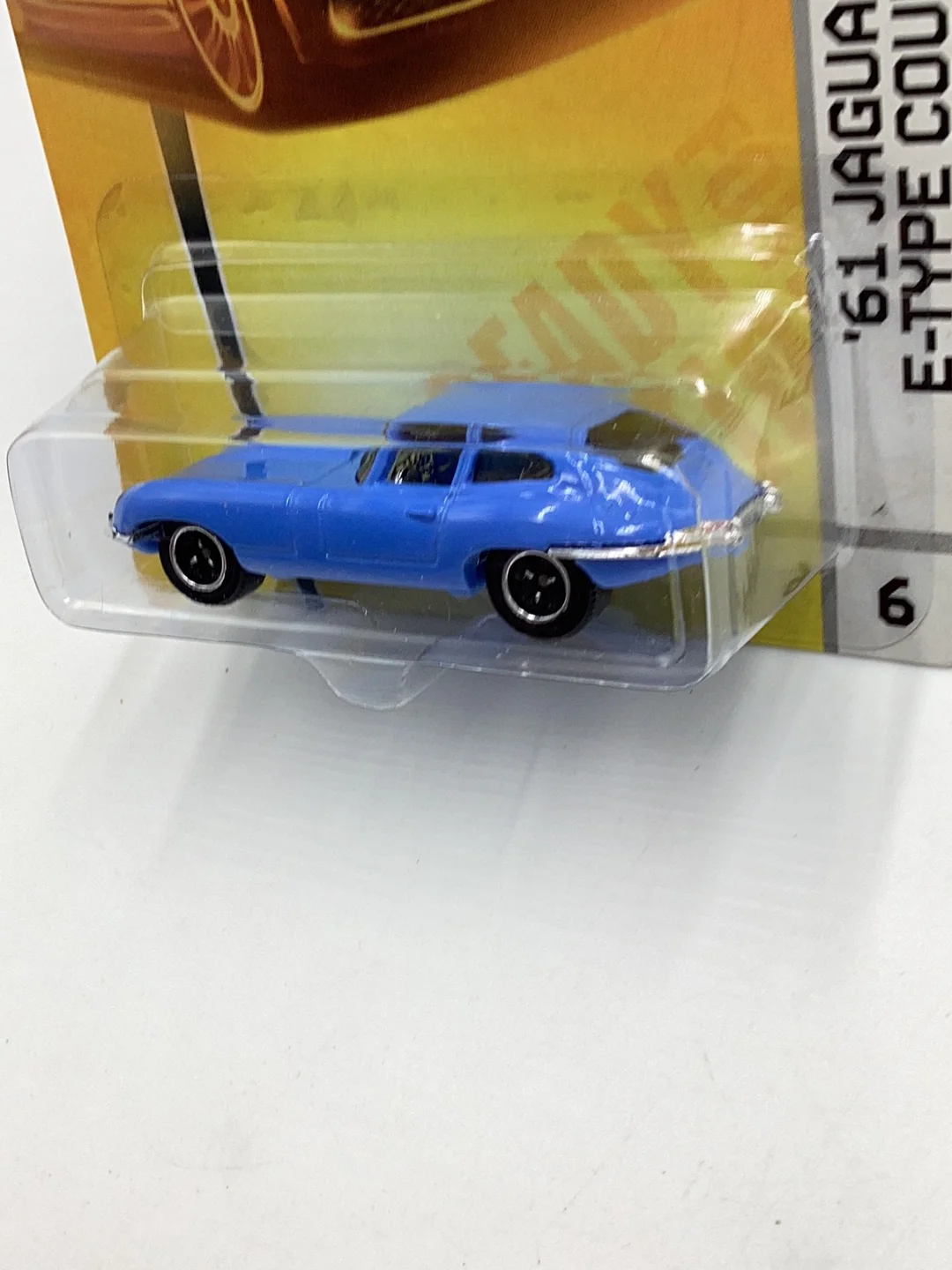 Matchbox 2008 #6 1961 Jaguar E -Type Coupe blue 209C - Image 4