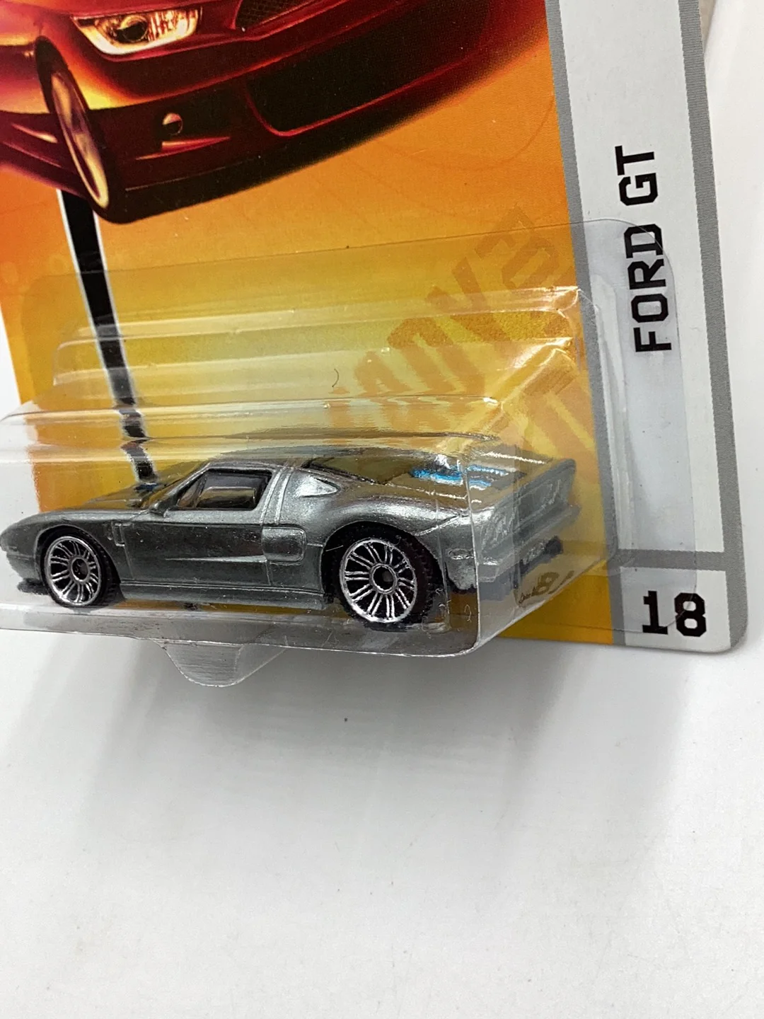 Matchbox 2009 #18 Ford GT silver 19D - Image 4