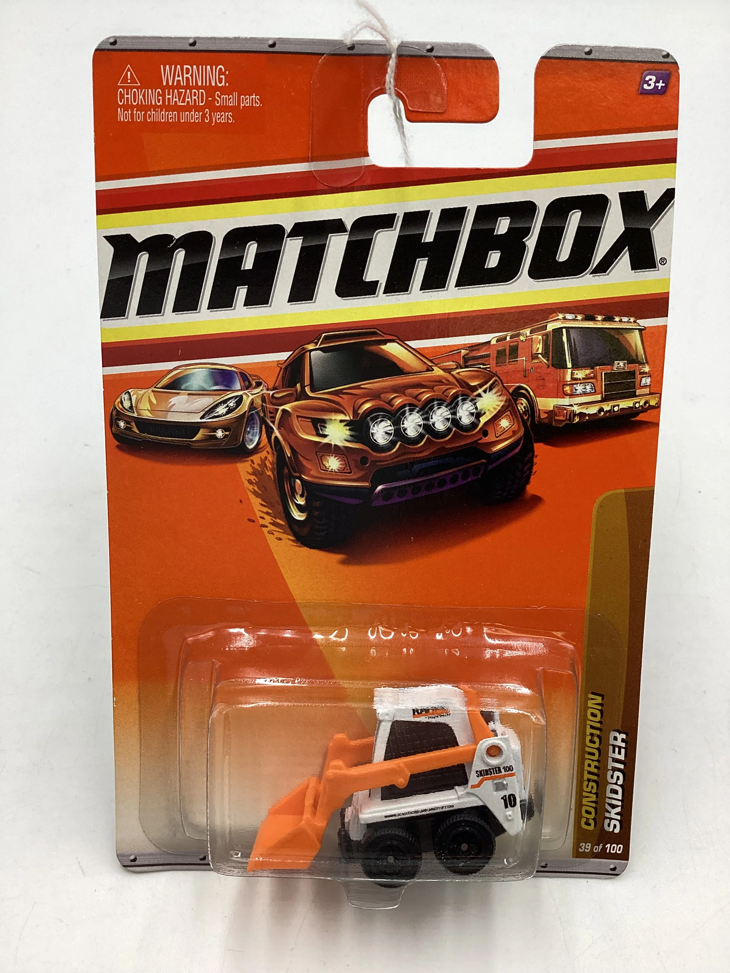 Matchbox 2010 #39 Construction Skidster White 206E - Image 4