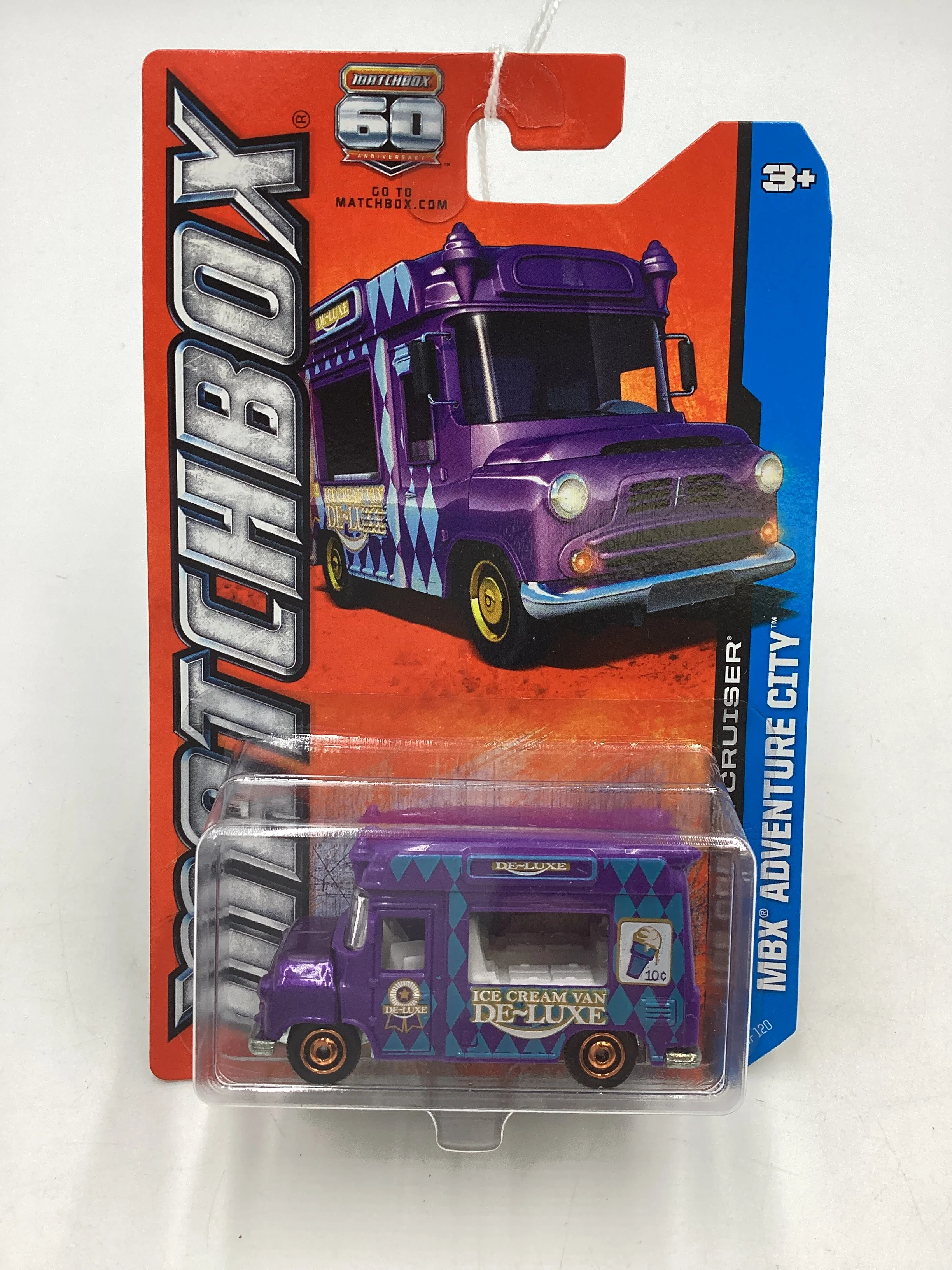 Matchbox 2013 MBX Adventure City Ice Cream Cruiser Purple #32 207E - Image 2