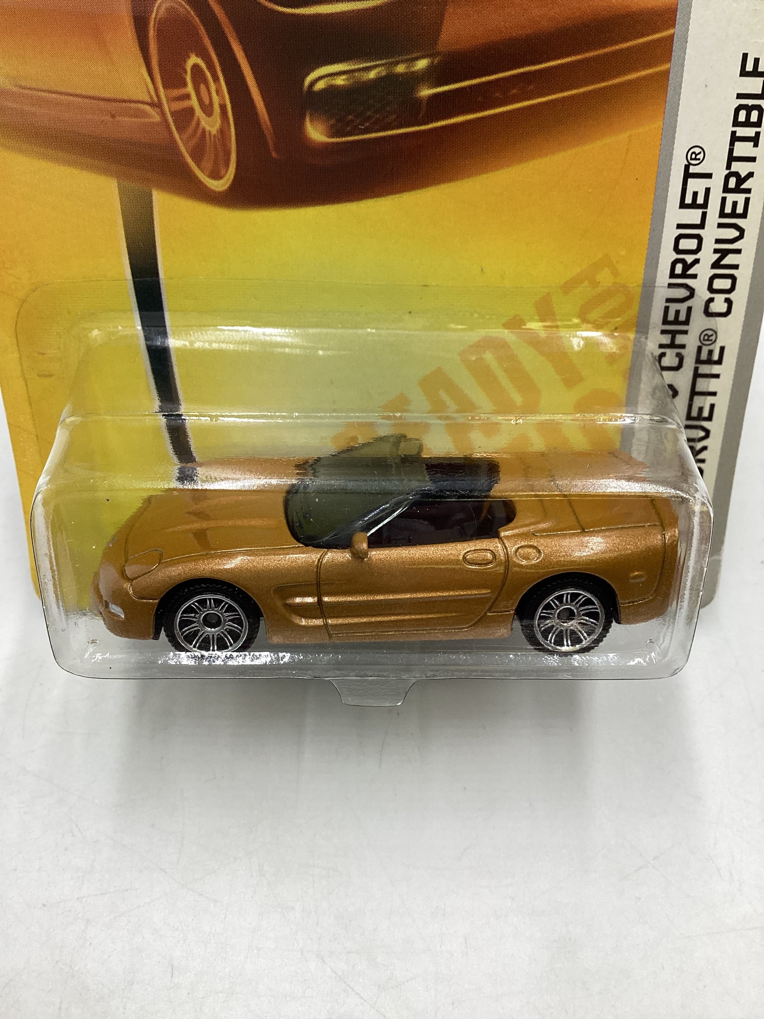 Matchbox #25 00 Chevrolet Corvette Convertible Brown 206D - Image 3