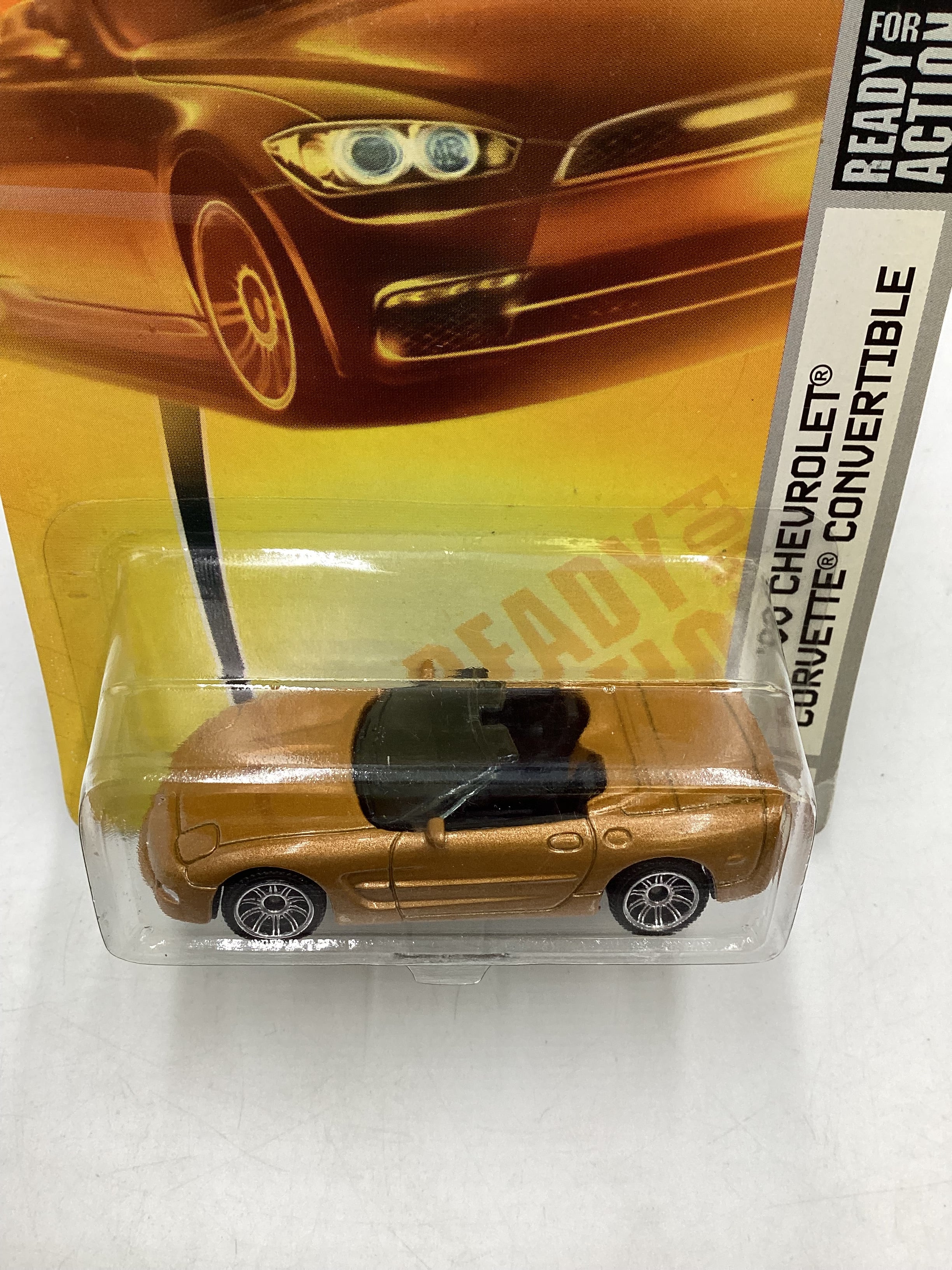 Matchbox #25 00 Chevrolet Corvette Convertible Brown 206D - Image 6