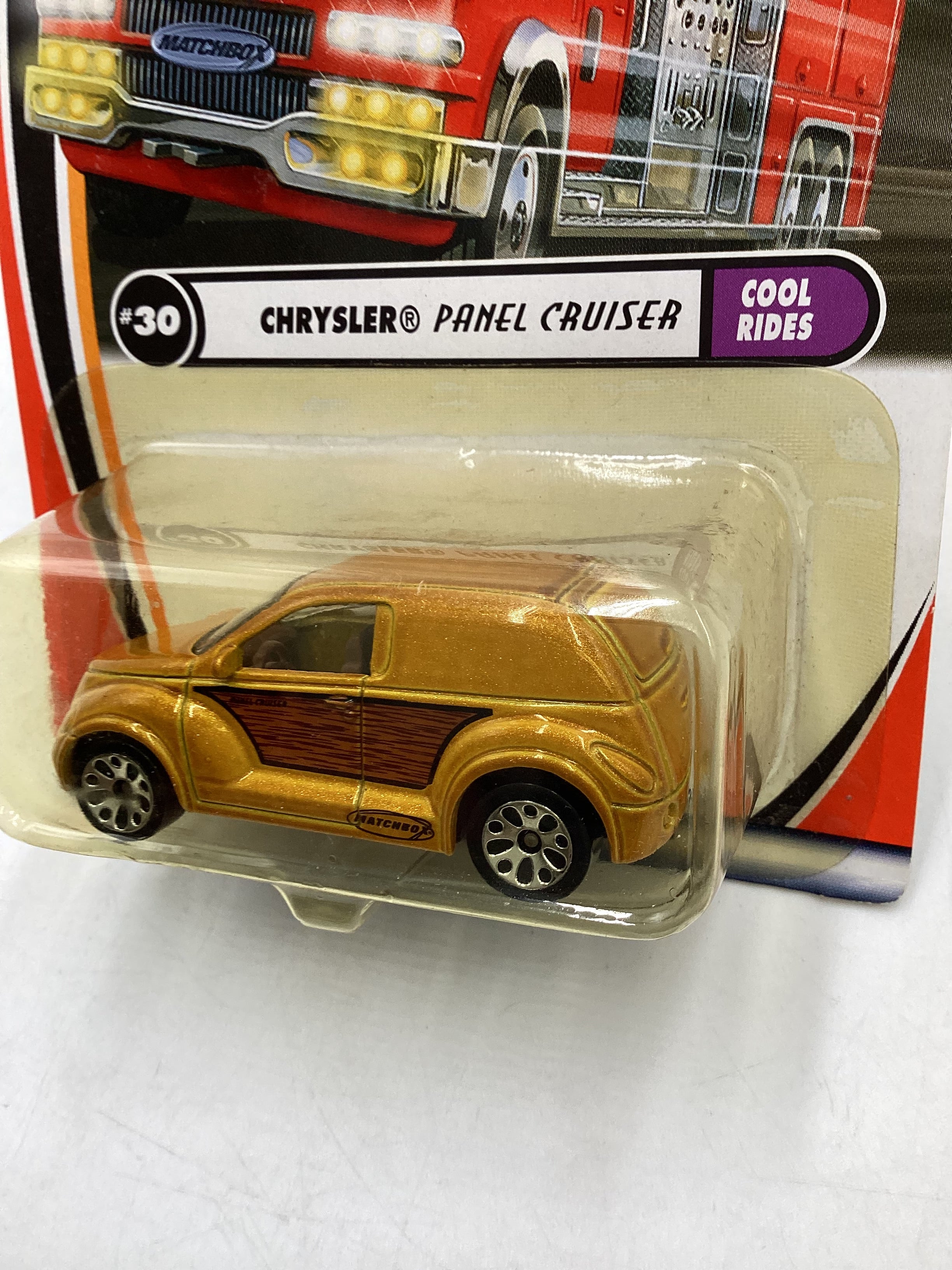 Matchbox #30 MBX Cool Rides Chrysler Panel Cruiser Gold 208F - Image 4