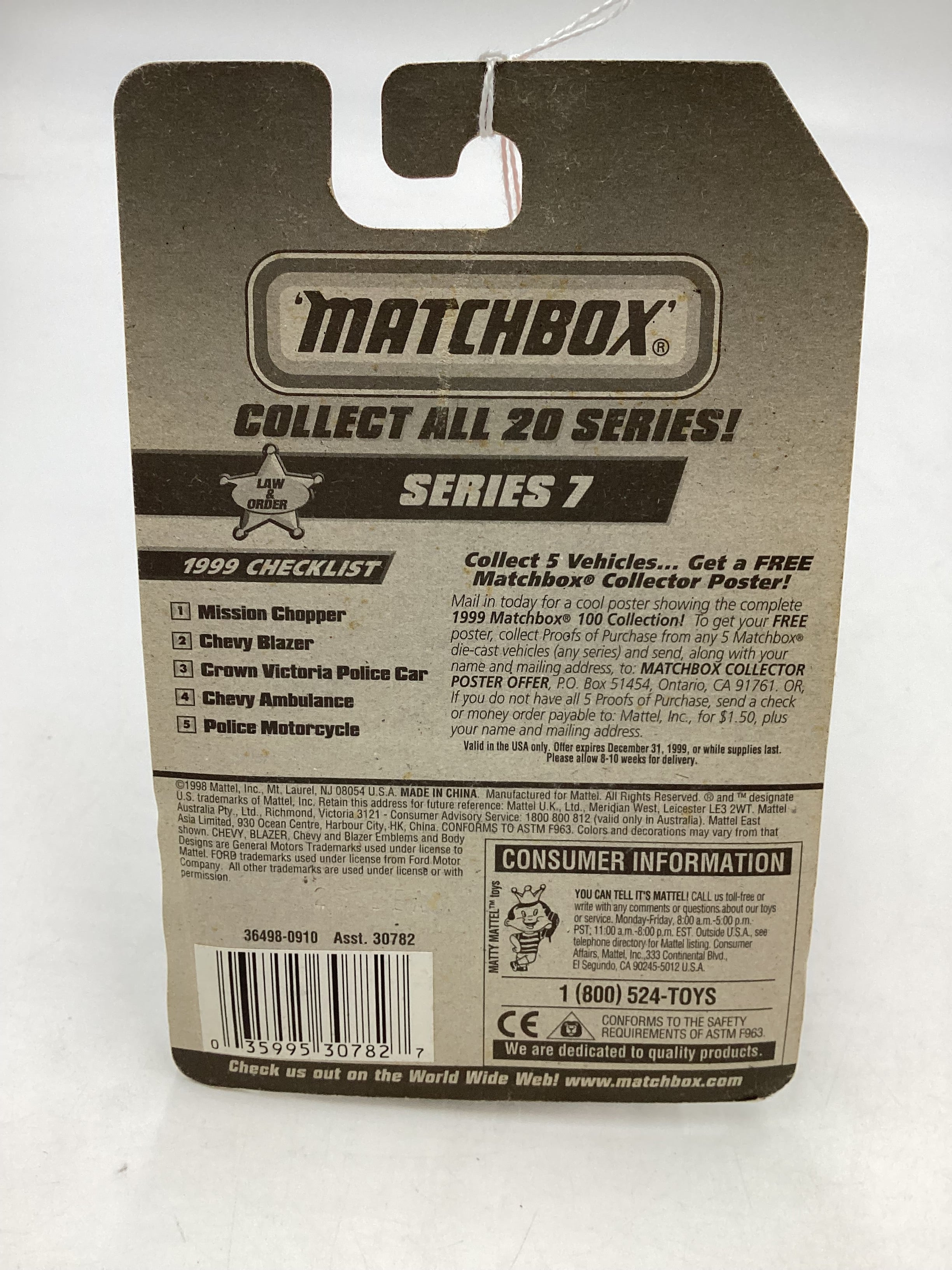 Matchbox 34/100 Chevy Ambulance 211D - Image 7