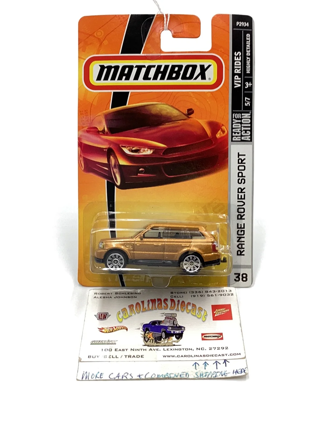 Matchbox #38 Range Rover Sport gold 208A