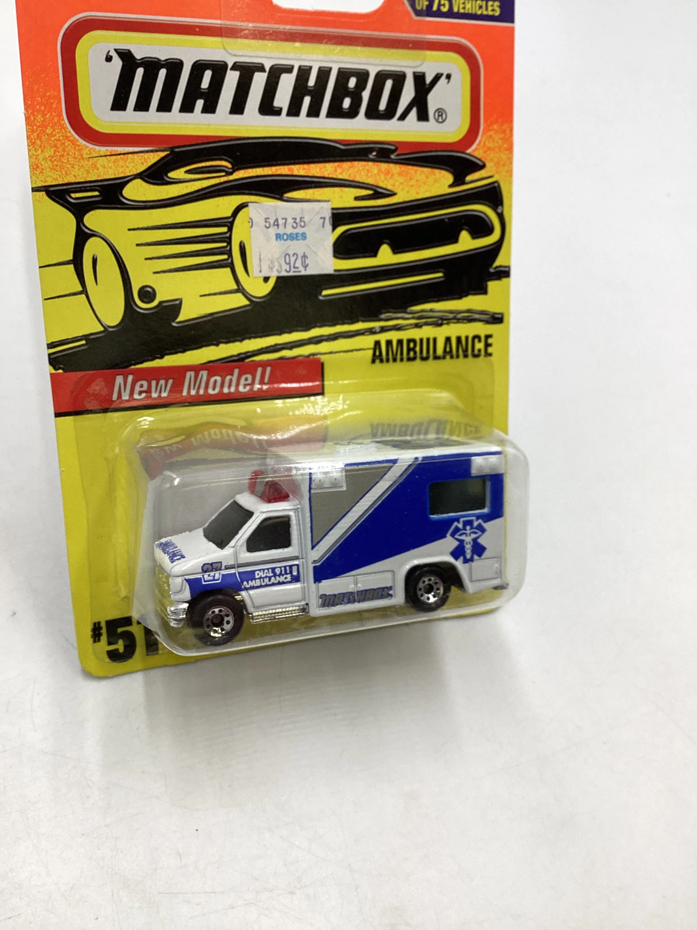 Matchbox #51 Ambulance *Cracked Blister 206B - Image 5