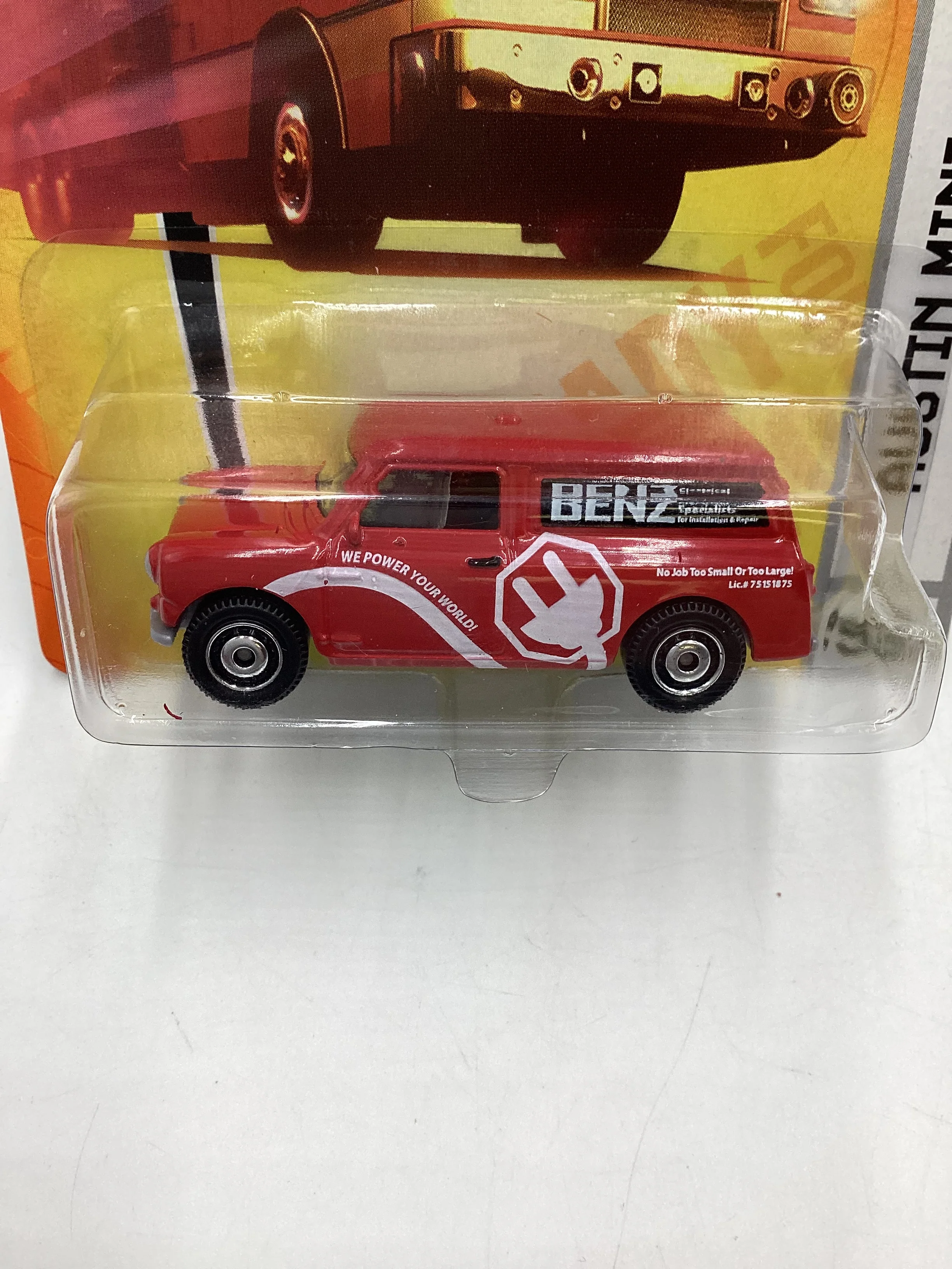 Matchbox #53 City Action Austin Mini Van Red 206D - Image 3