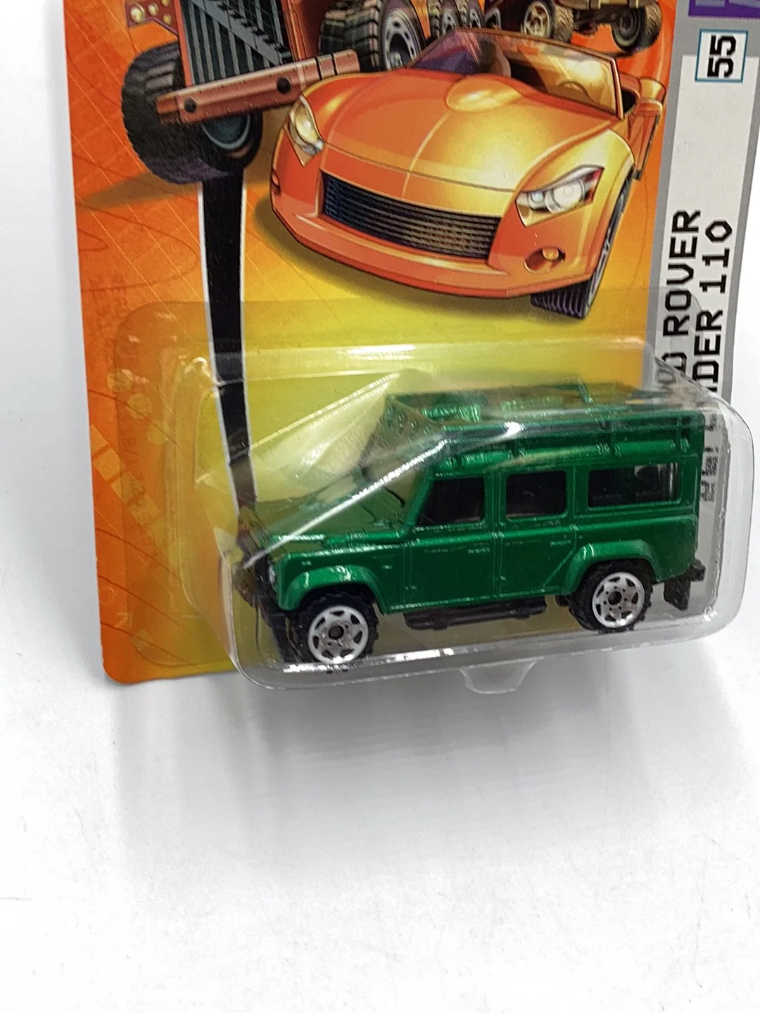 Matchbox #55 97 Land Rover Defender 110 green 214A - Image 3