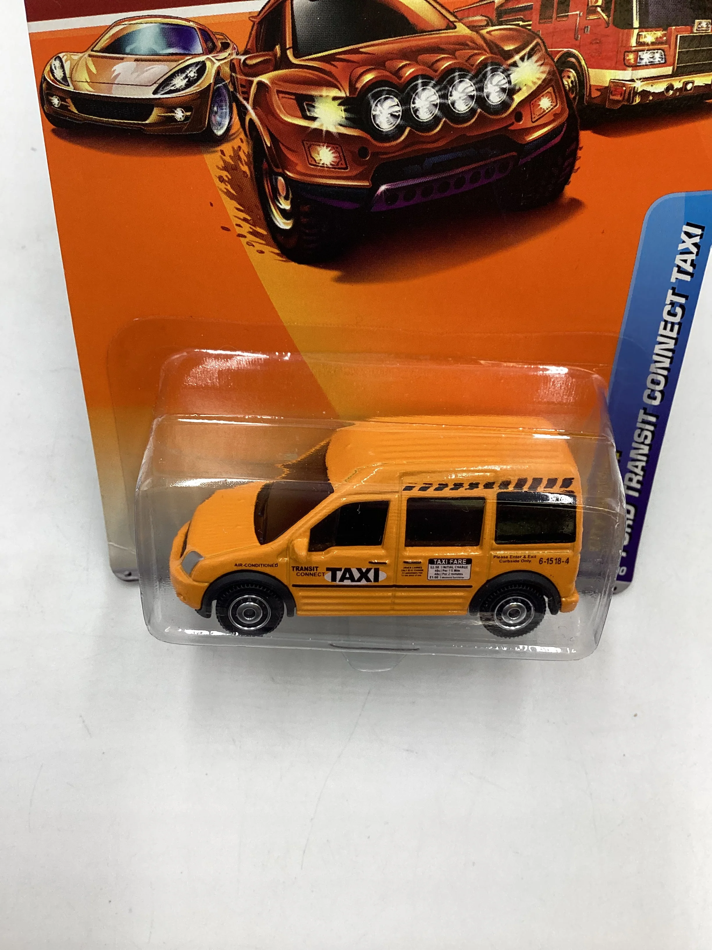 Matchbox #59 2010 City Action Ford Transit Connect Taxi 209D - Image 6