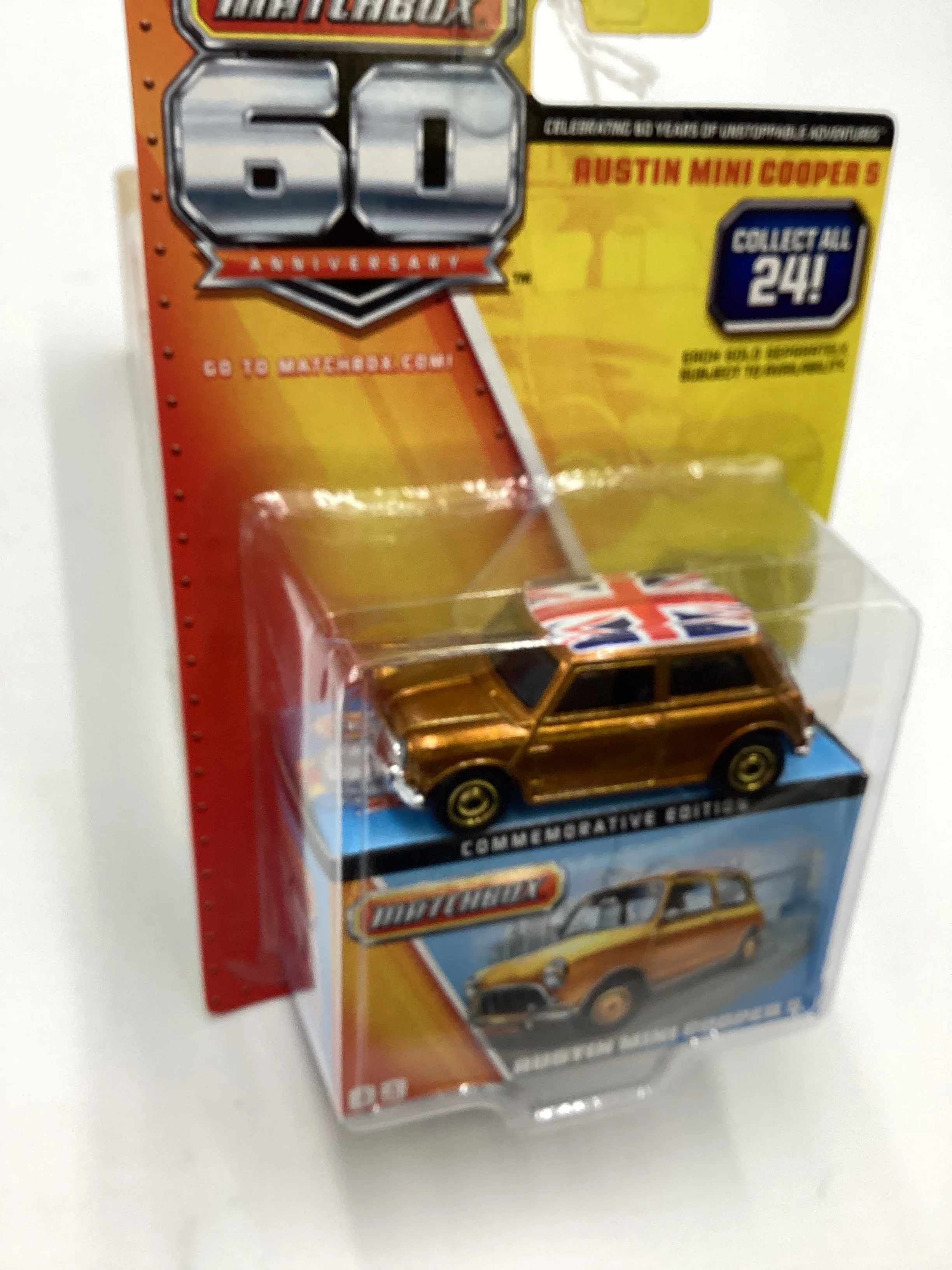 Matchbox 60th Anniversary #9 Austin Mini Cooper S Gold - Image 5
