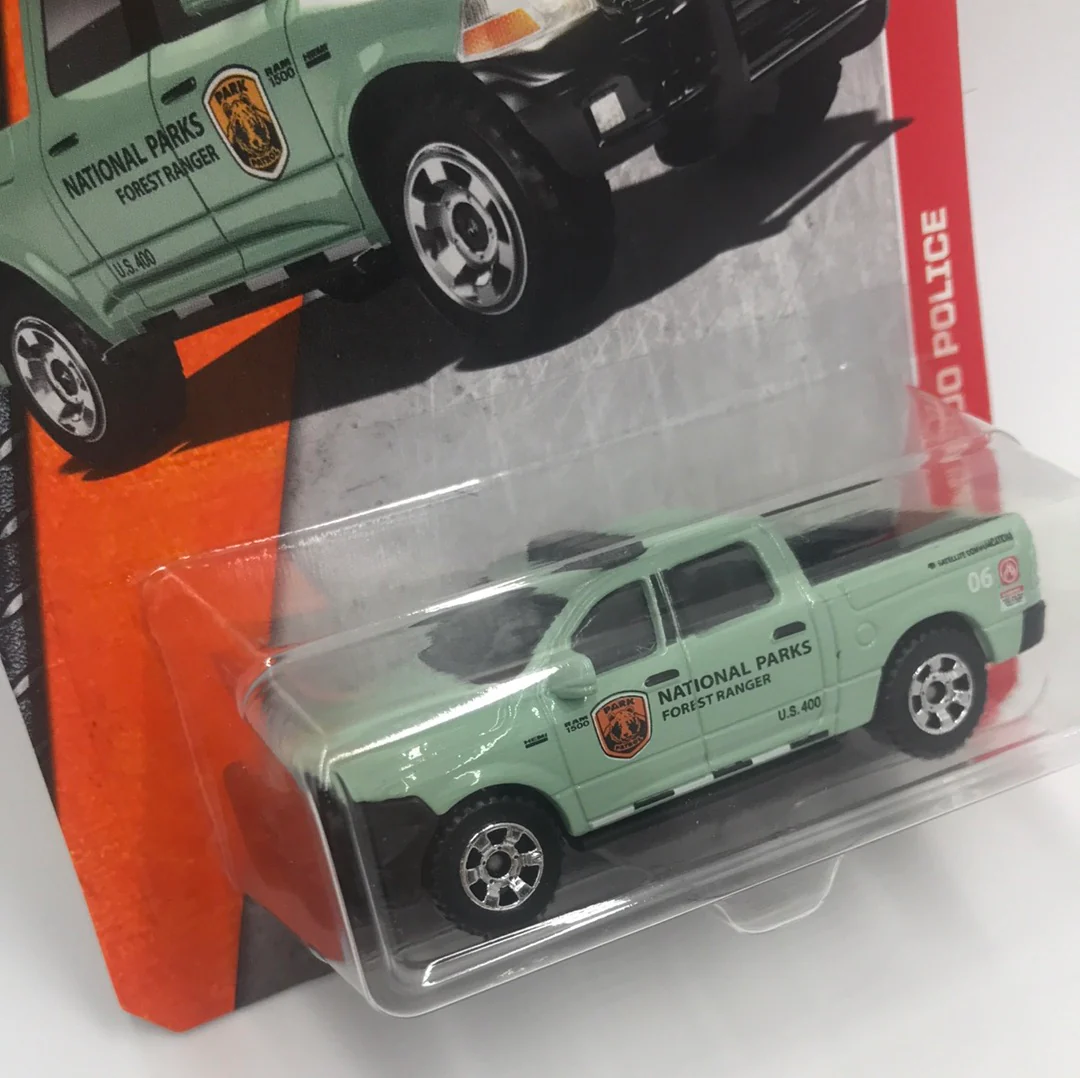 matchbox #61 15 Ram 1500 Police national parks Vhtf - Image 3