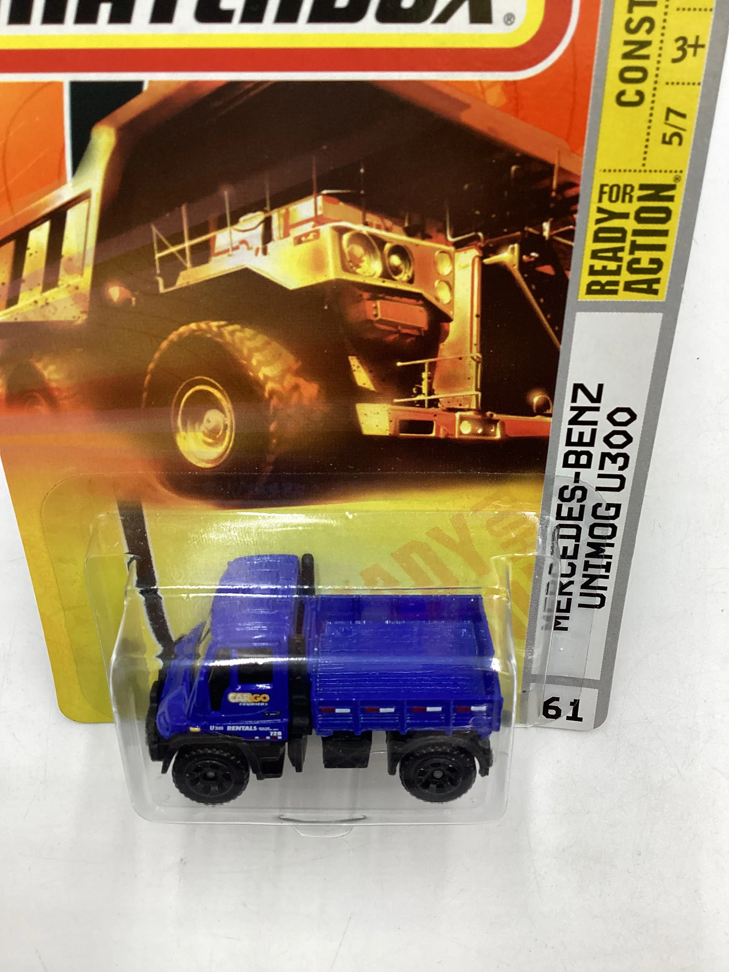 Matchbox #61 Construction Mercedes-Benz Unimog U300 206B - Image 6