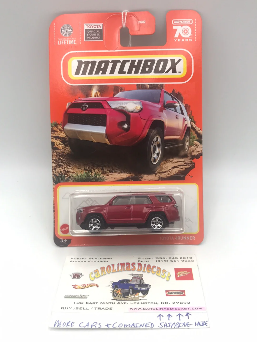 2023 matchbox 70 years Toyota 4Runner VHTF 94G