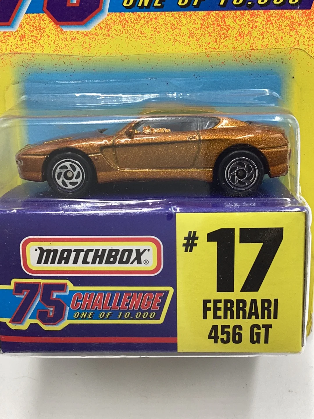 Matchbox 75 Challenge #17 Ferrari 456 GT 163G - Image 3