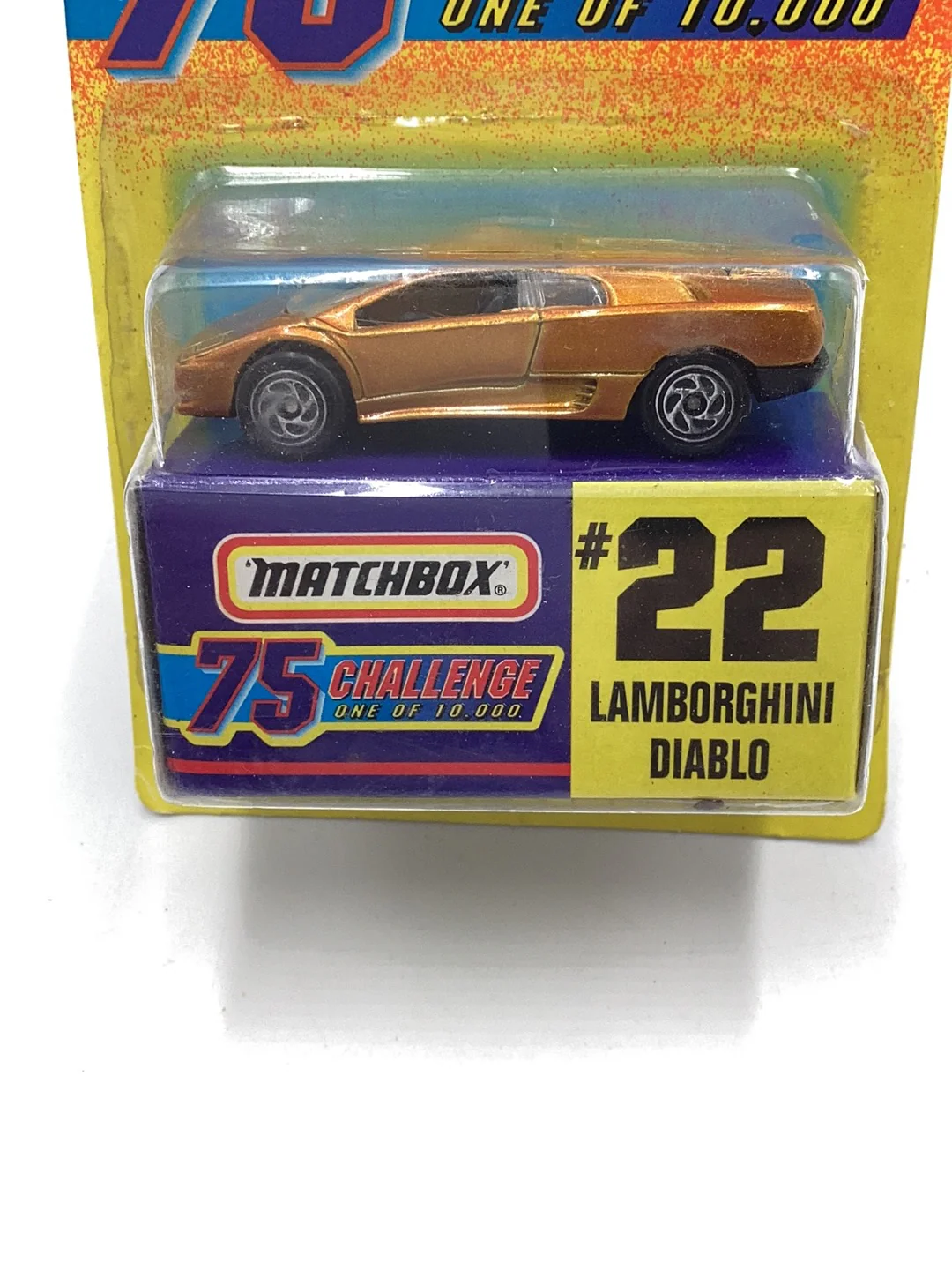 Matchbox 75 Challenge #22 Lamborghini Diablo 163H - Image 3