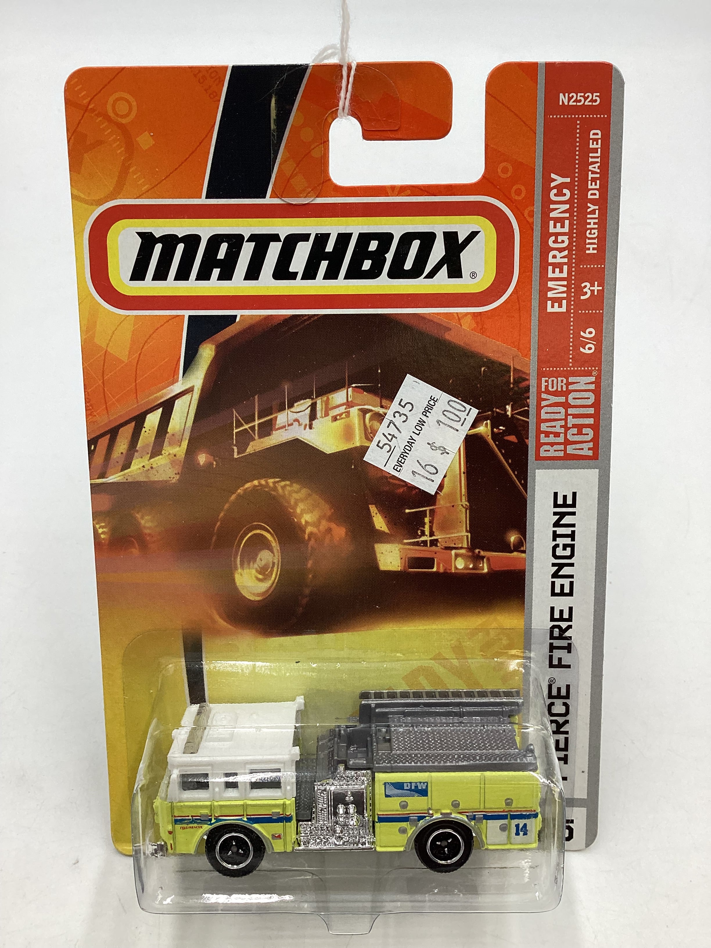 Matchbox #75 Pierce Fire Engine 206C - Image 2