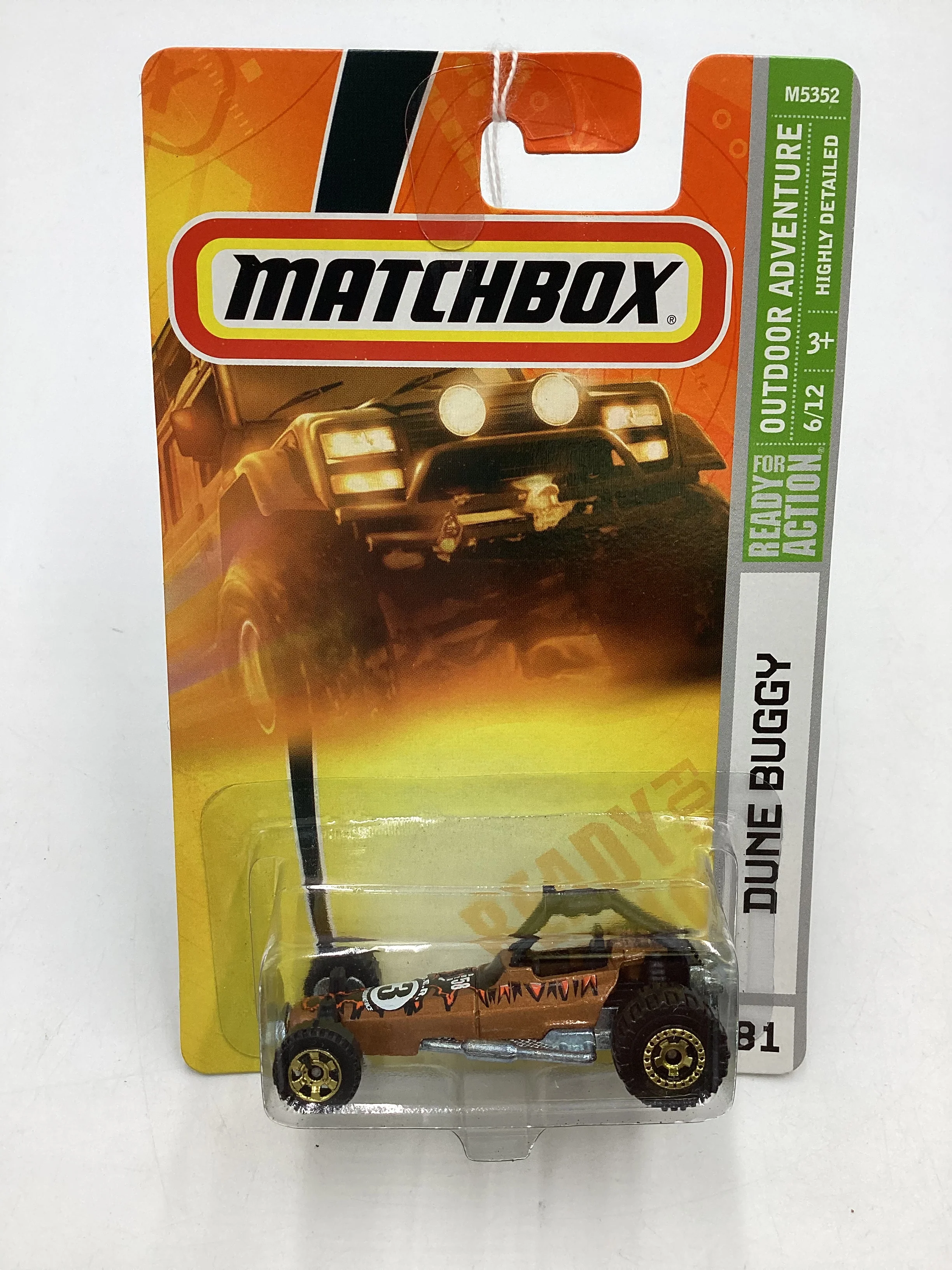 Matchbox #81 Outdoor Adventure Dune Buggy Brown 207G - Image 4