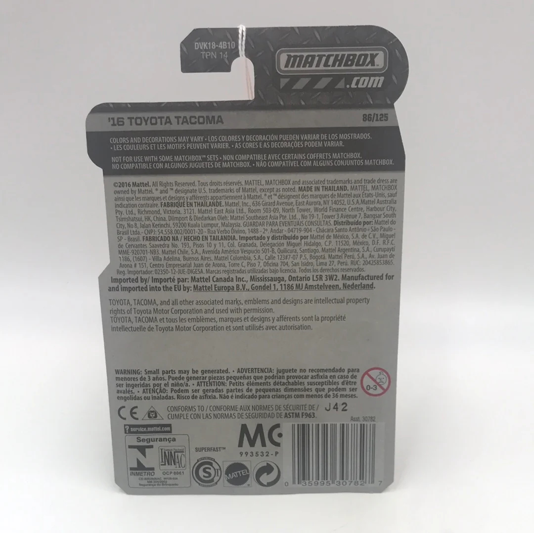 Matchbox #86 16 Toyota Tacoma VHTF - Image 4