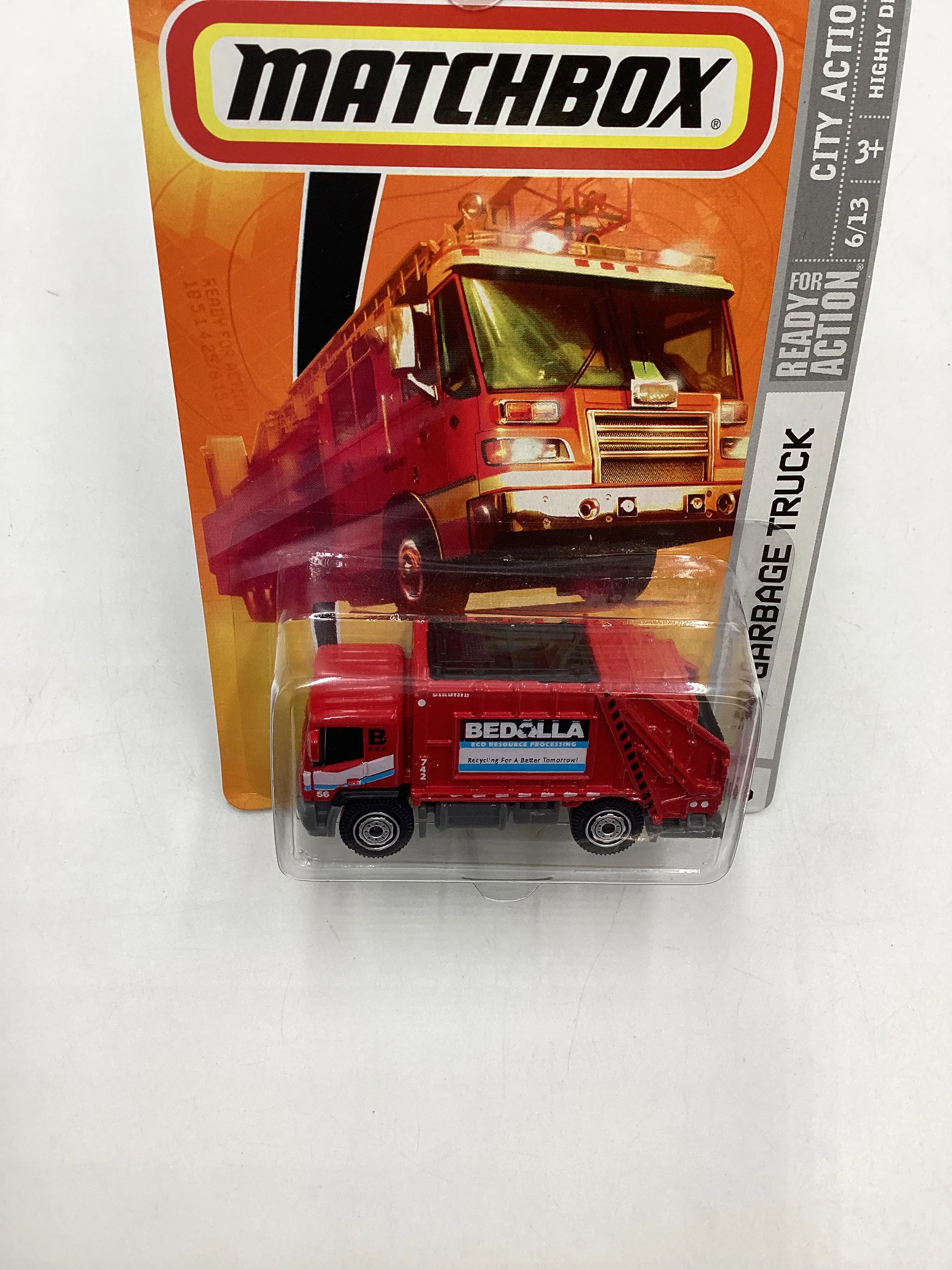 Matchbox City Action 08 Garbage Truck #46 207D - Image 5