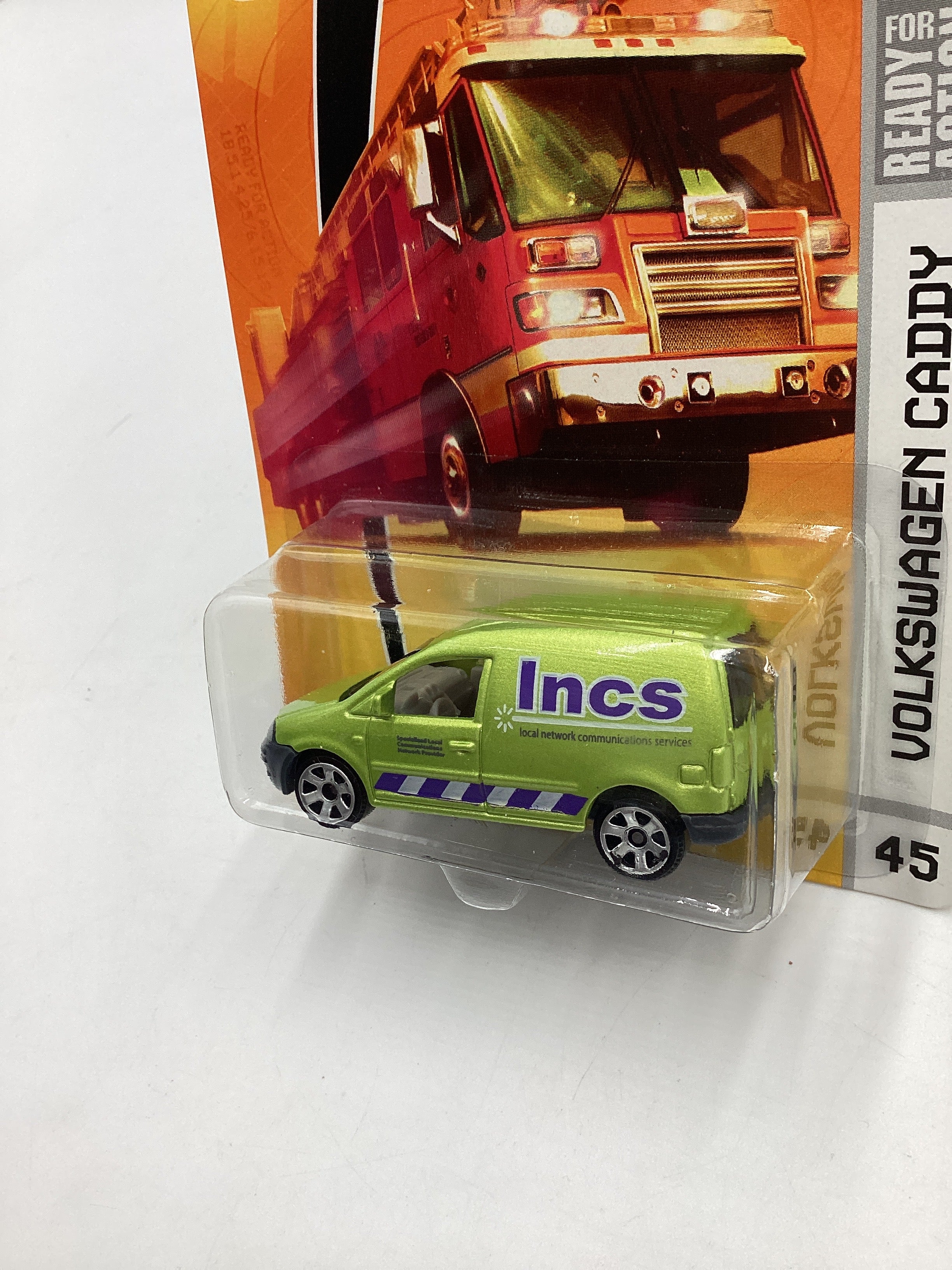 Matchbox City Action #45 Volkswagen Caddy green 207G - Image 5