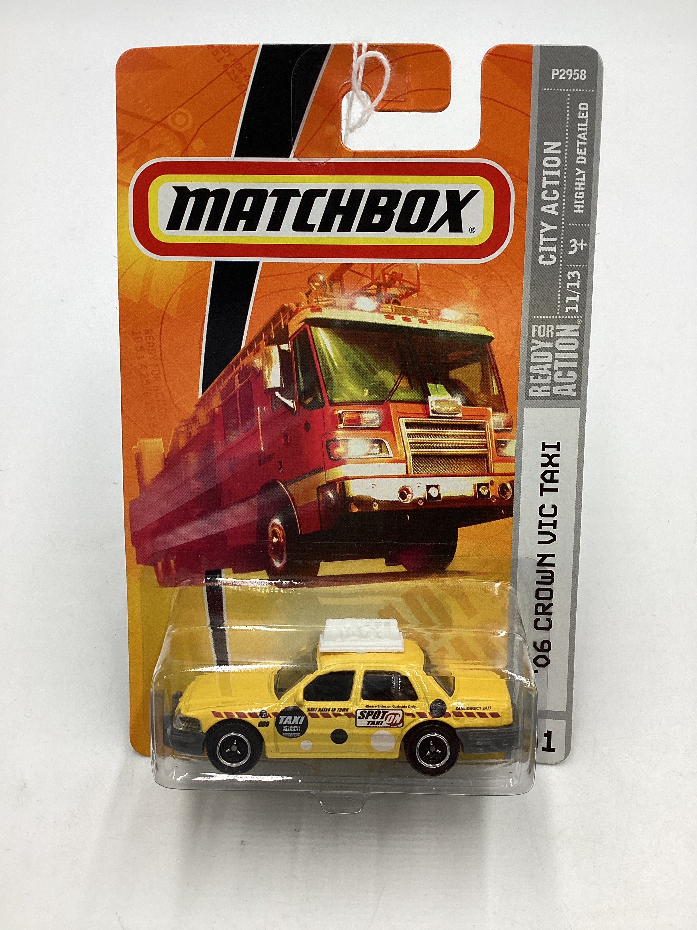Matchbox city action #51 06 Crown Vic Taxi 31F - Image 2