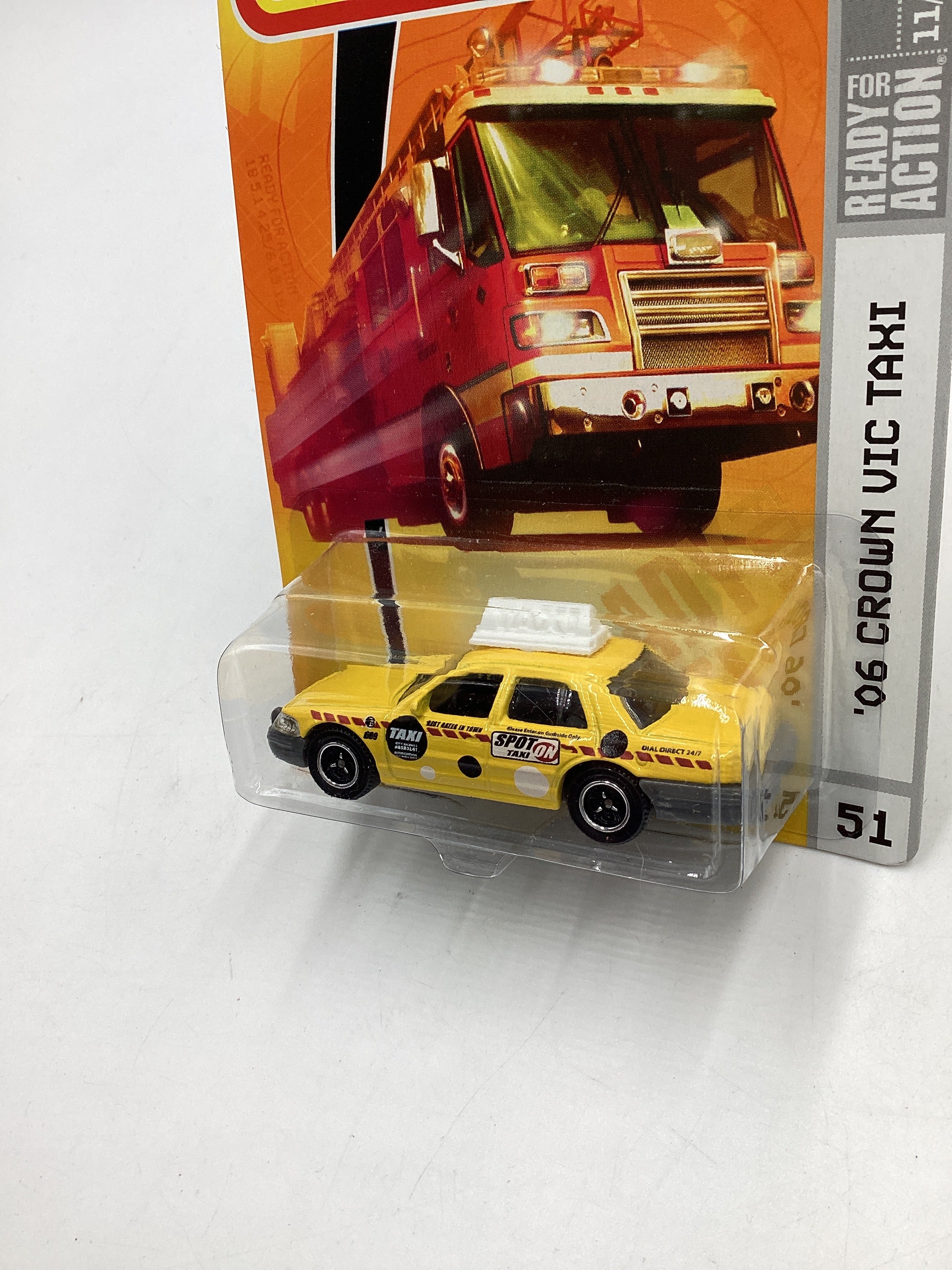 Matchbox city action #51 06 Crown Vic Taxi 31F - Image 5