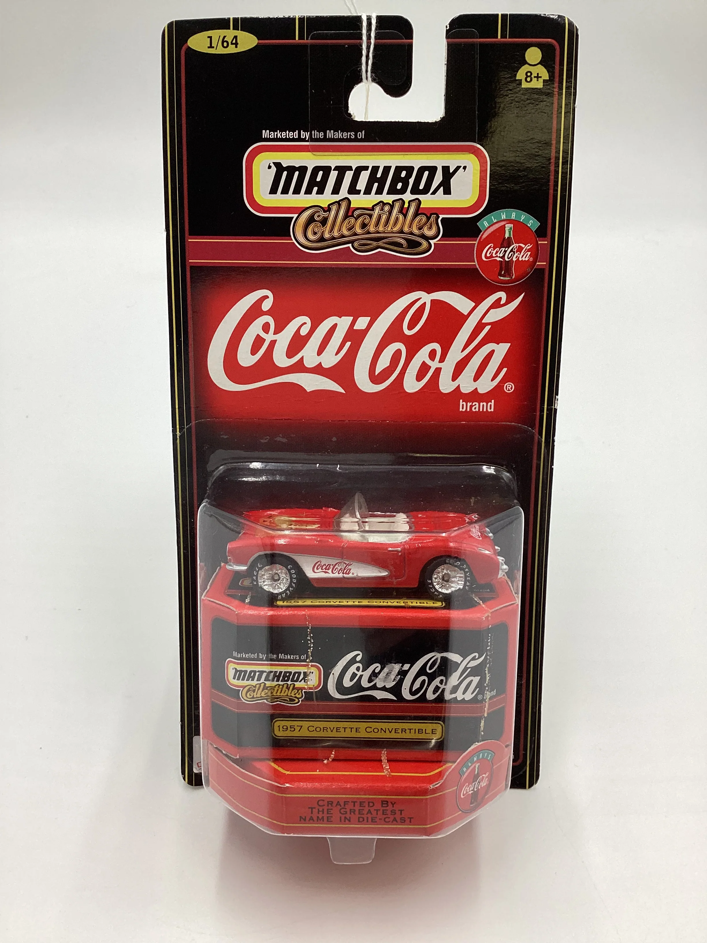 Matchbox Collectibles Coca Cola 1957 Chevy Corvette Convertible Red (SR) - Image 2
