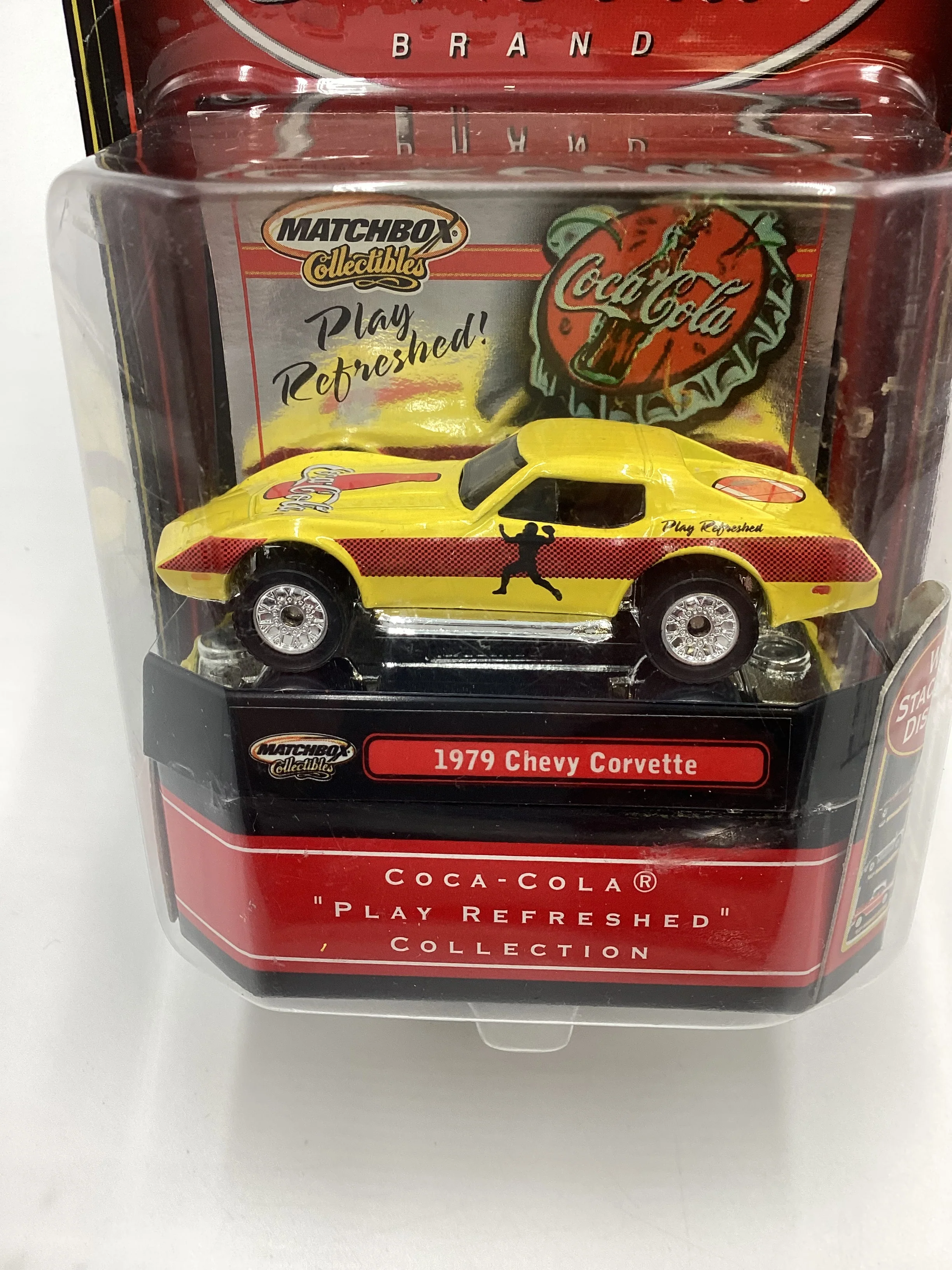 Matchbox Collectibles Coca Cola 1979 Chevy Corvette Yellow (SR) - Image 3