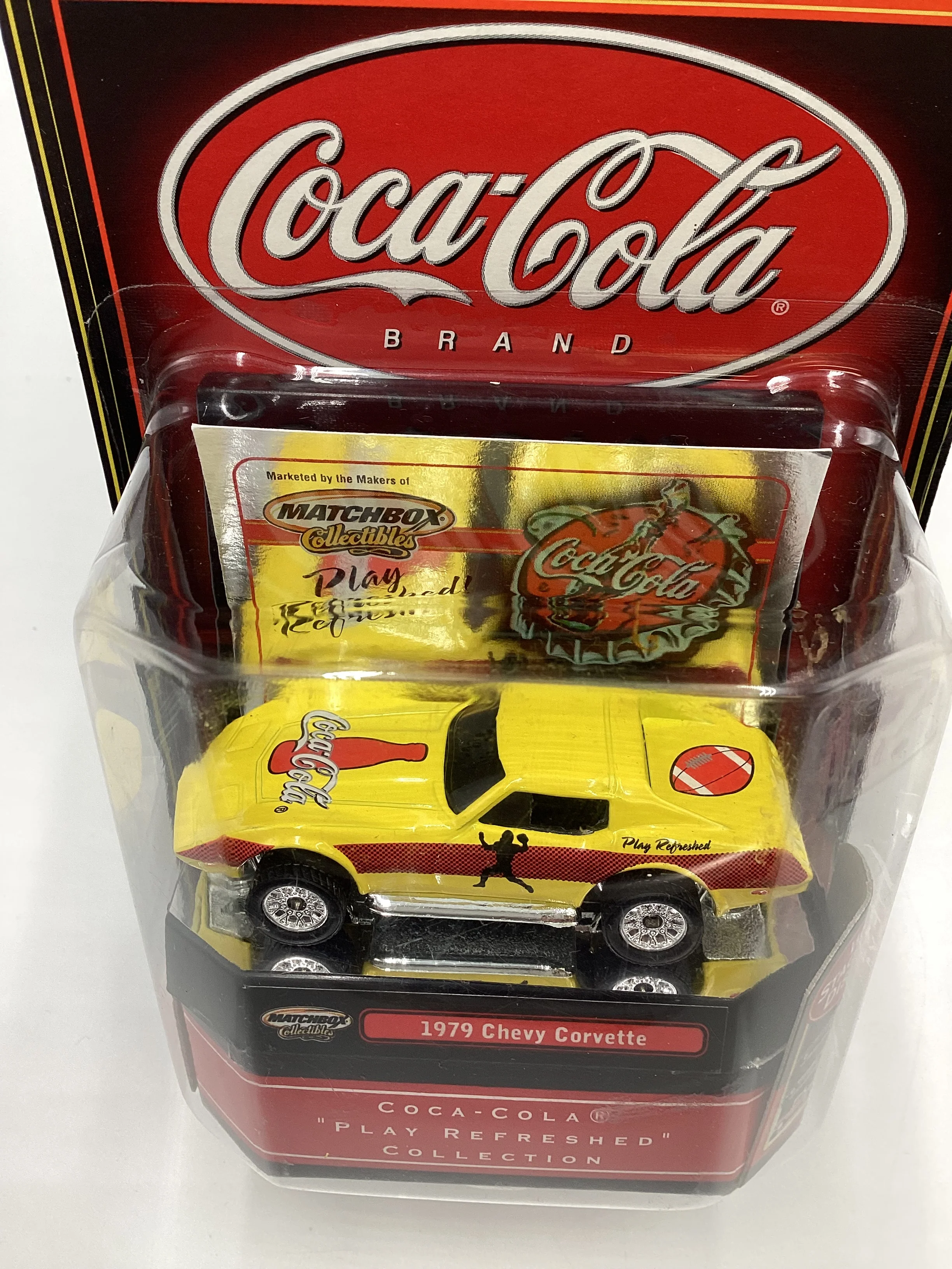 Matchbox Collectibles Coca Cola 1979 Chevy Corvette Yellow (SR) - Image 6