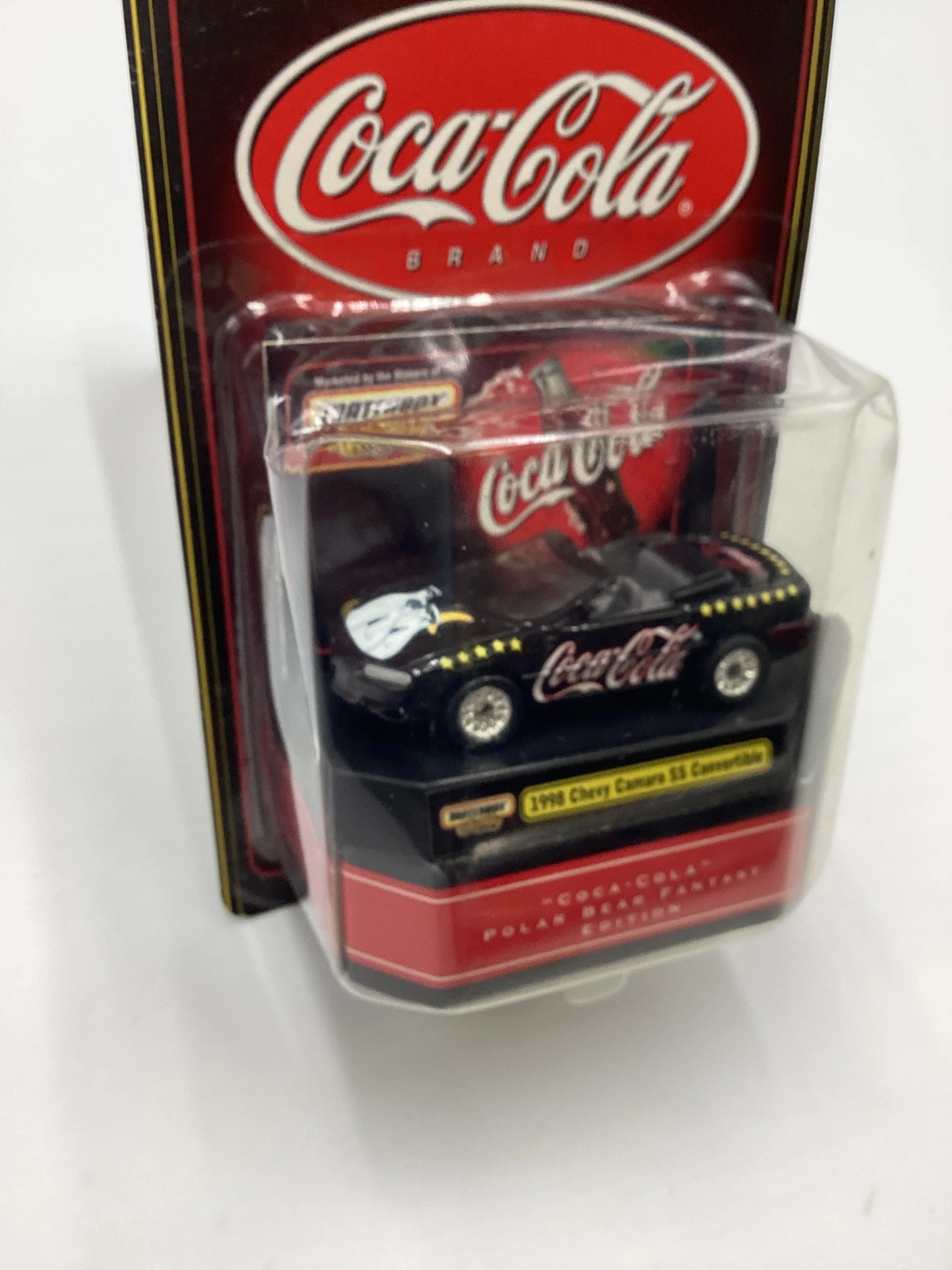Matchbox Collectibles Coca Cola 1998 Chevy Camaro SS Convertible Black (SR) - Image 5